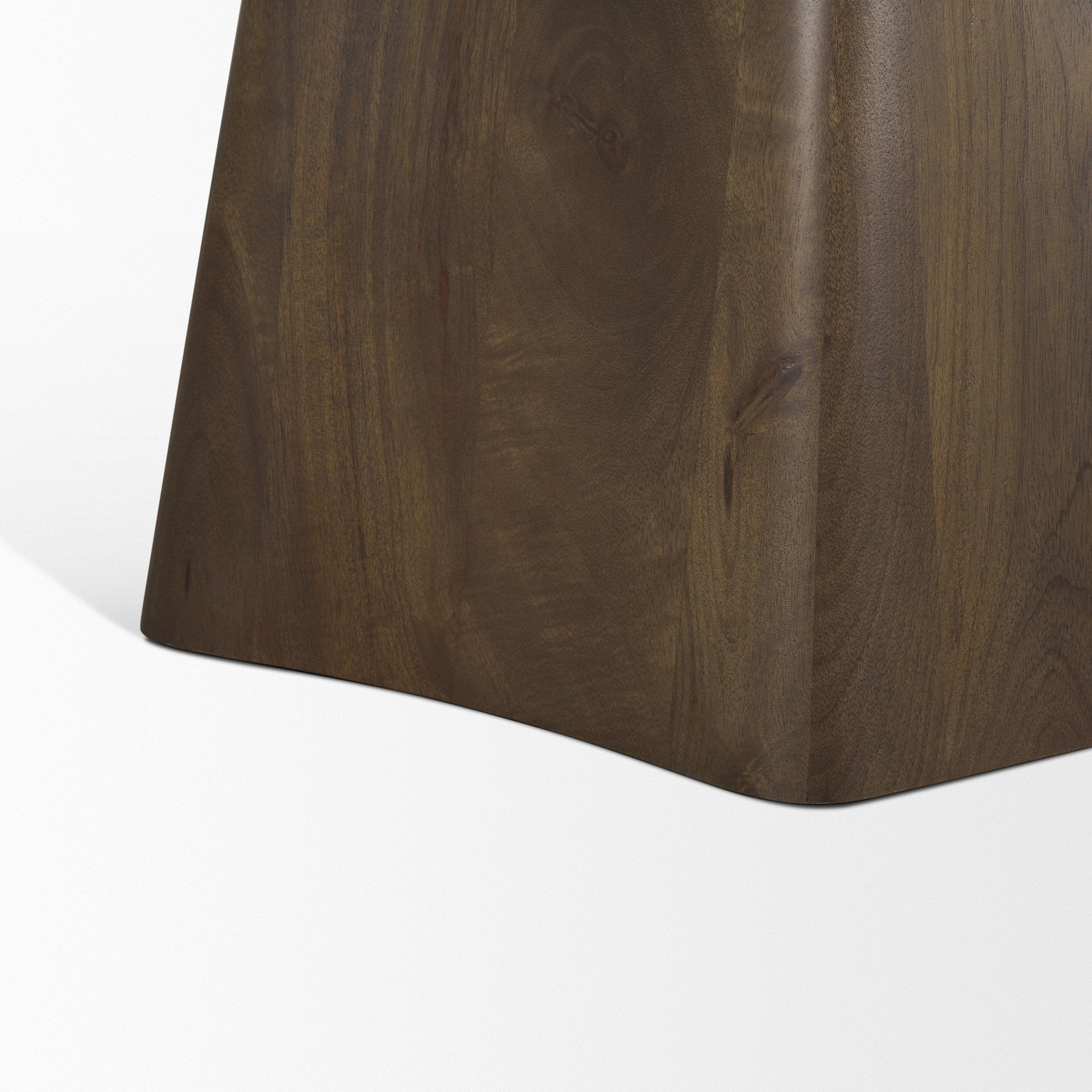 Jovani 48" Solid Dark Brown Mango Wood Round Dining Table - Central Designs