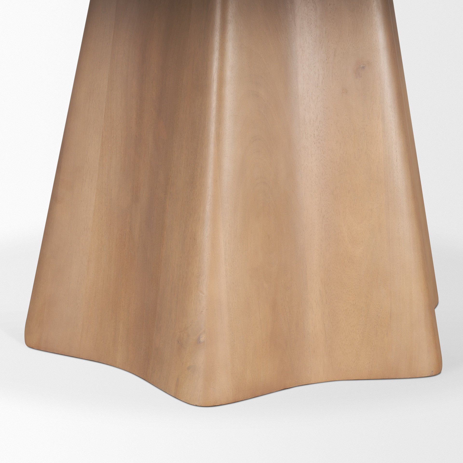 Jovani 60" Solid Light Brown Mango Wood Round Dining Table - Central Designs