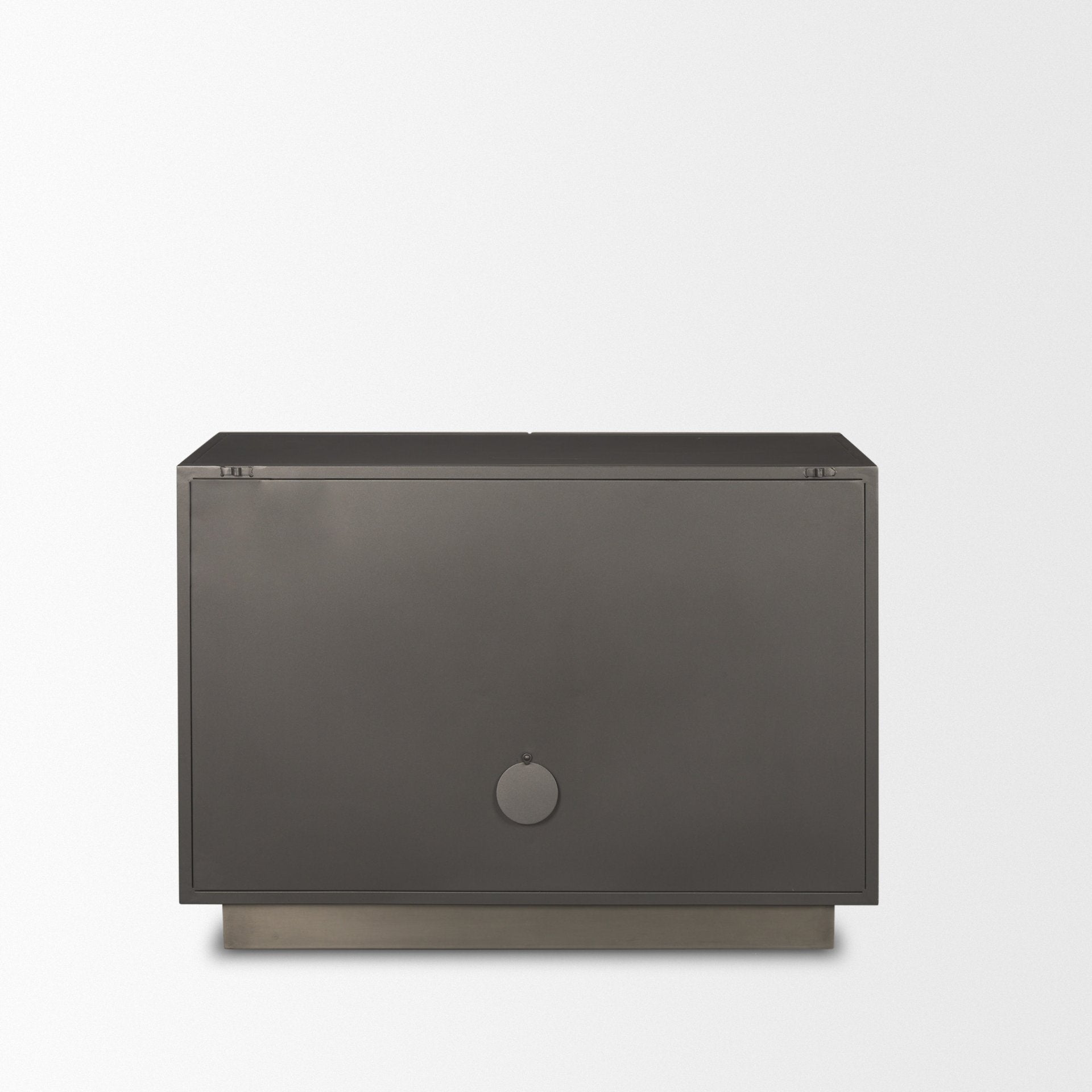 Roxdale Acid Washed Iron Metal Accent Cabinet - Central Designs