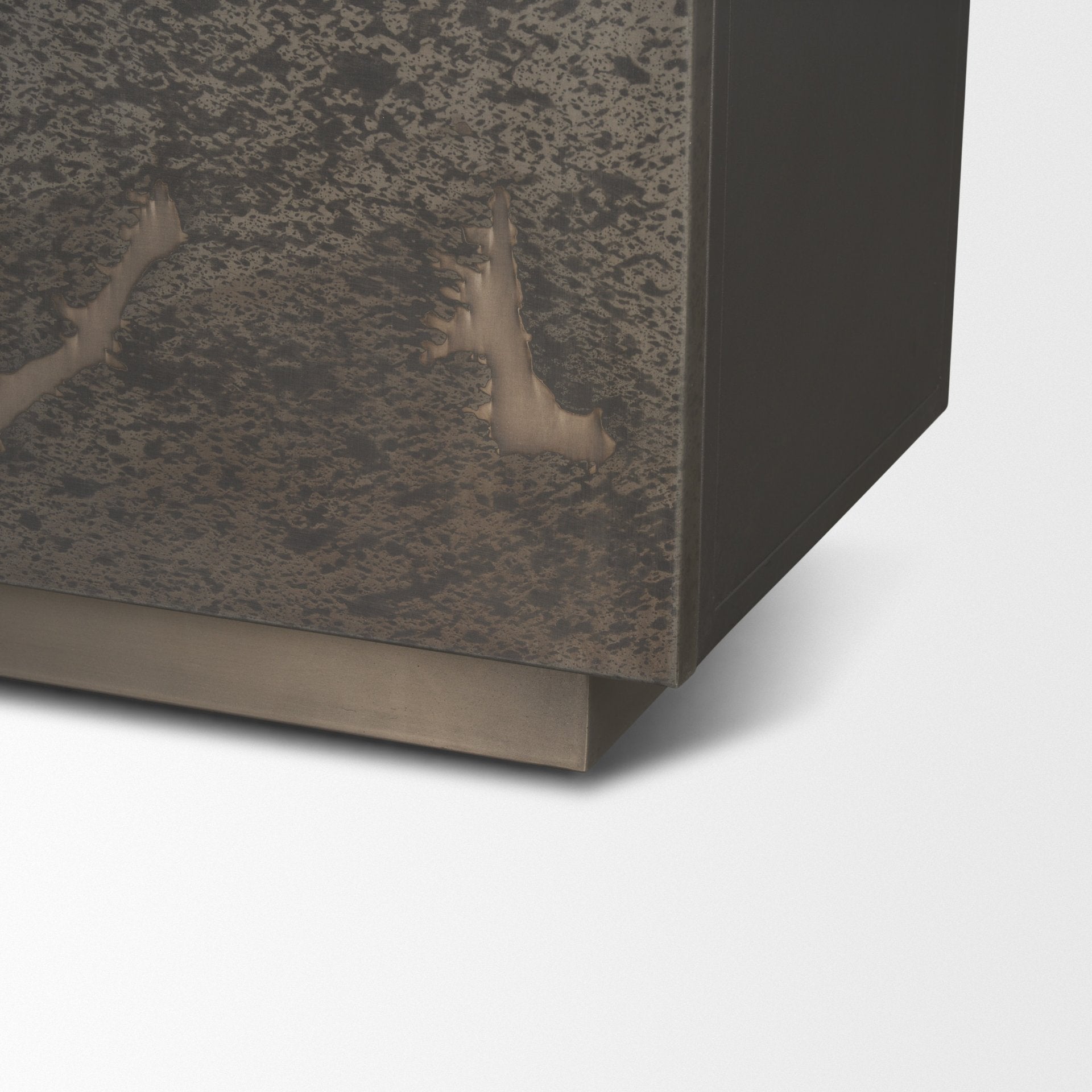 Roxdale Acid Washed Iron Metal Accent Cabinet - Central Designs