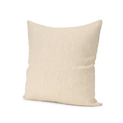 Jenner Cream Cotton - Linen Blend Decorative Square Pillow Cover - Central Designs