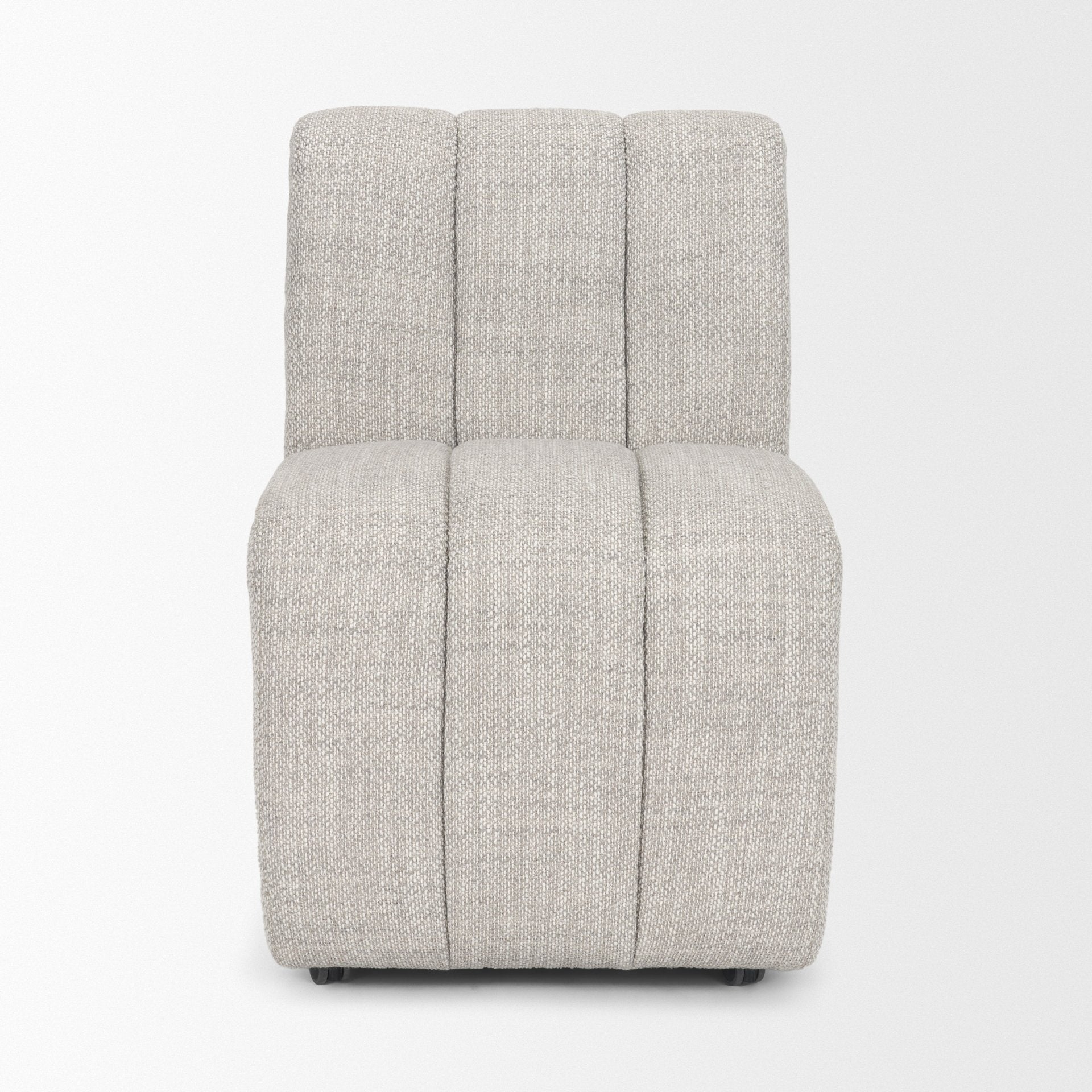 Wilkins Gray Performance Fabric Upholstered Dining Chair - Central Designs