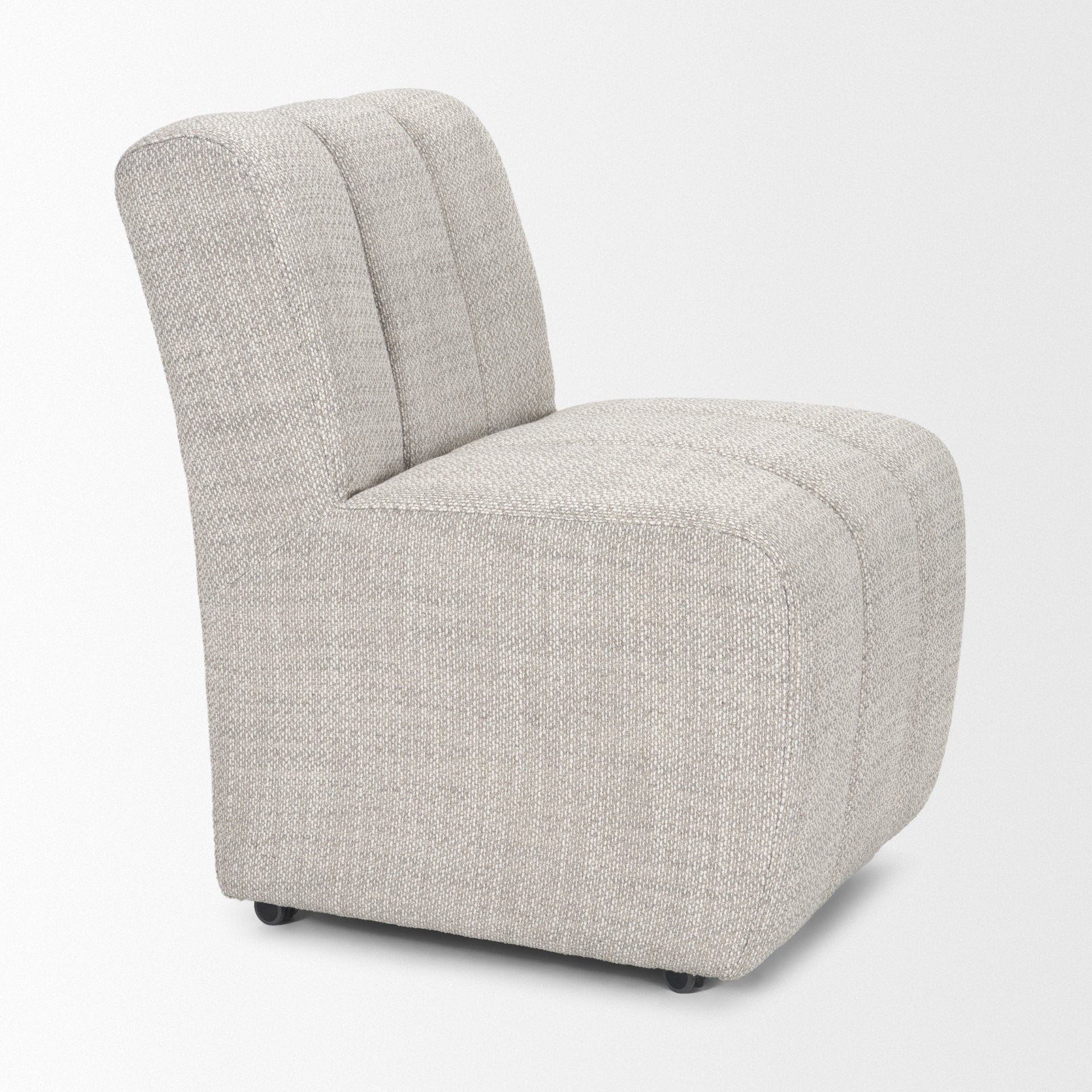 Wilkins Gray Performance Fabric Upholstered Dining Chair - Central Designs