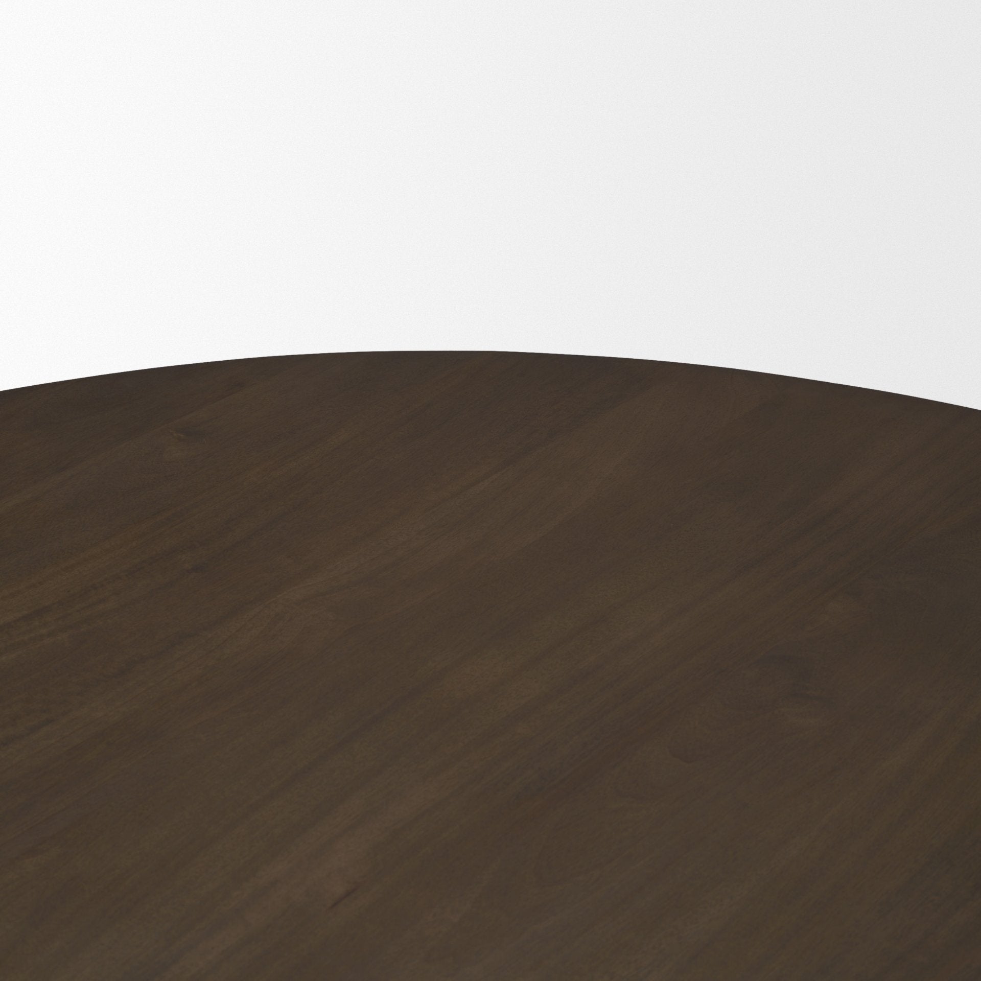 Jovani 60" Solid Dark Brown Mango Wood Round Dining Table - Central Designs