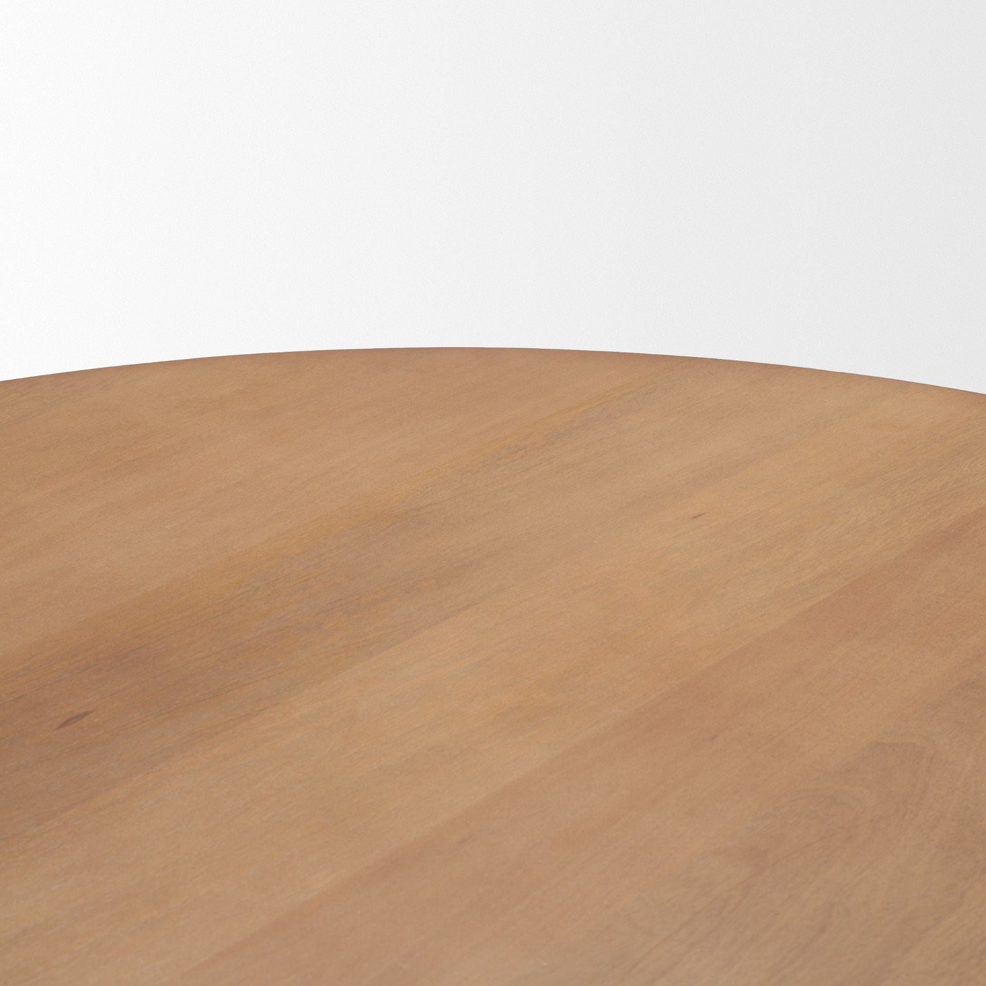 Jovani 48" Solid Light Brown Mango Wood Round Dining Table - Central Designs