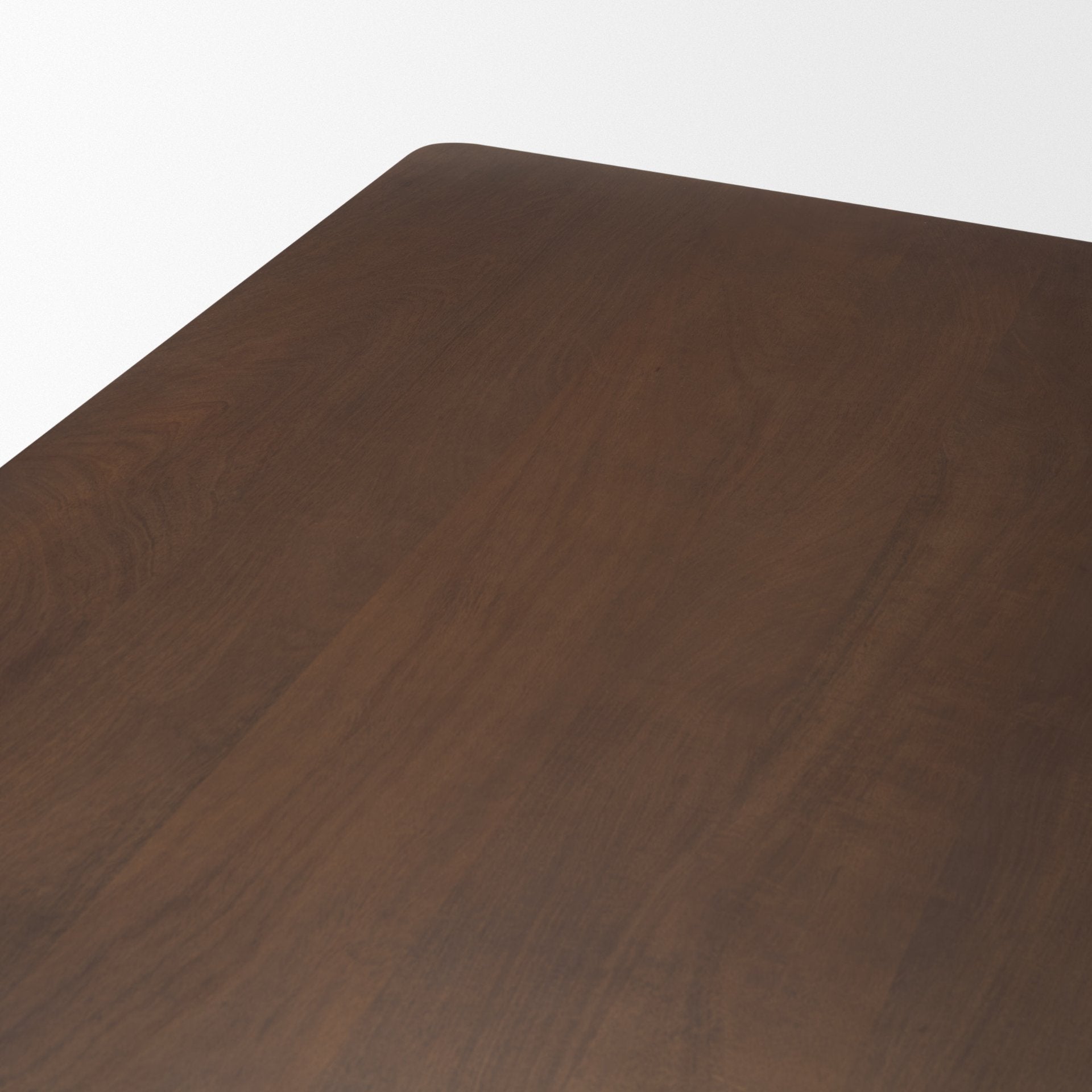 Jonan Solid Dark Brown Mango Wood Rectangular Dining Table - Central Designs