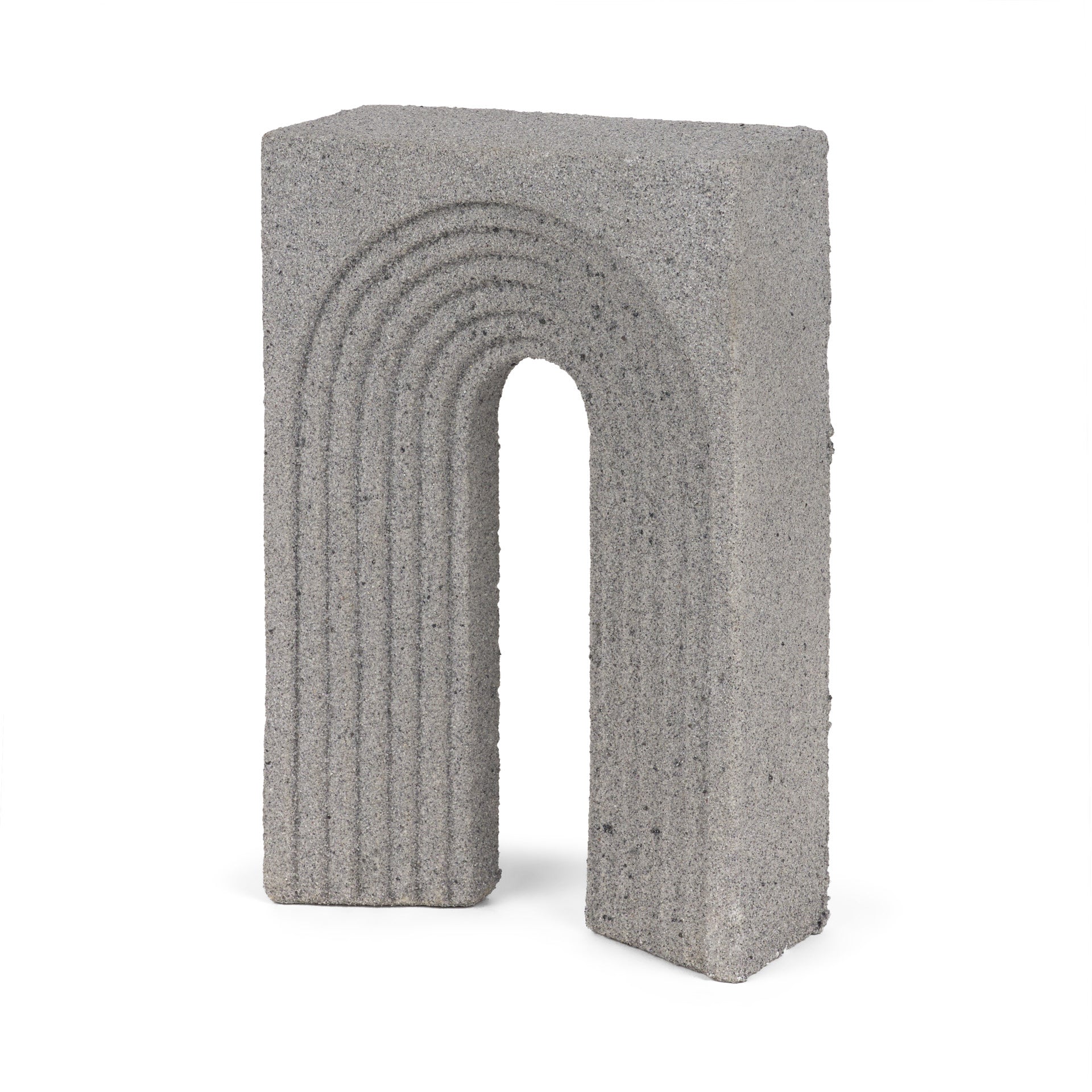 Kacia Resin Textured Concrete Gray Decorative Object - Central Designs