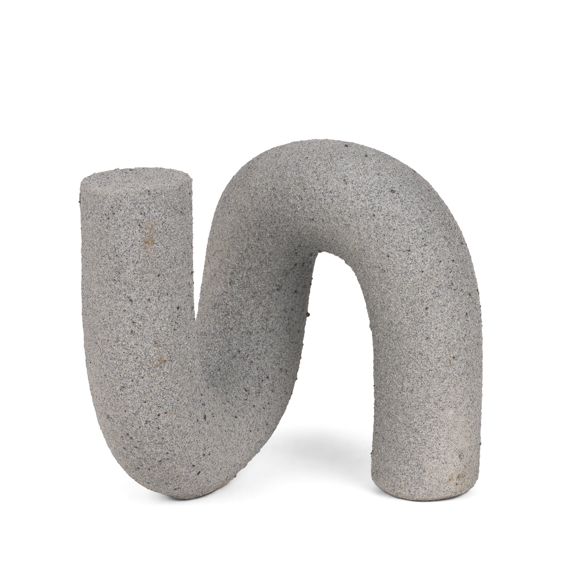 Kailas Resin Textured Concrete Gray Decorative Object - Central Designs