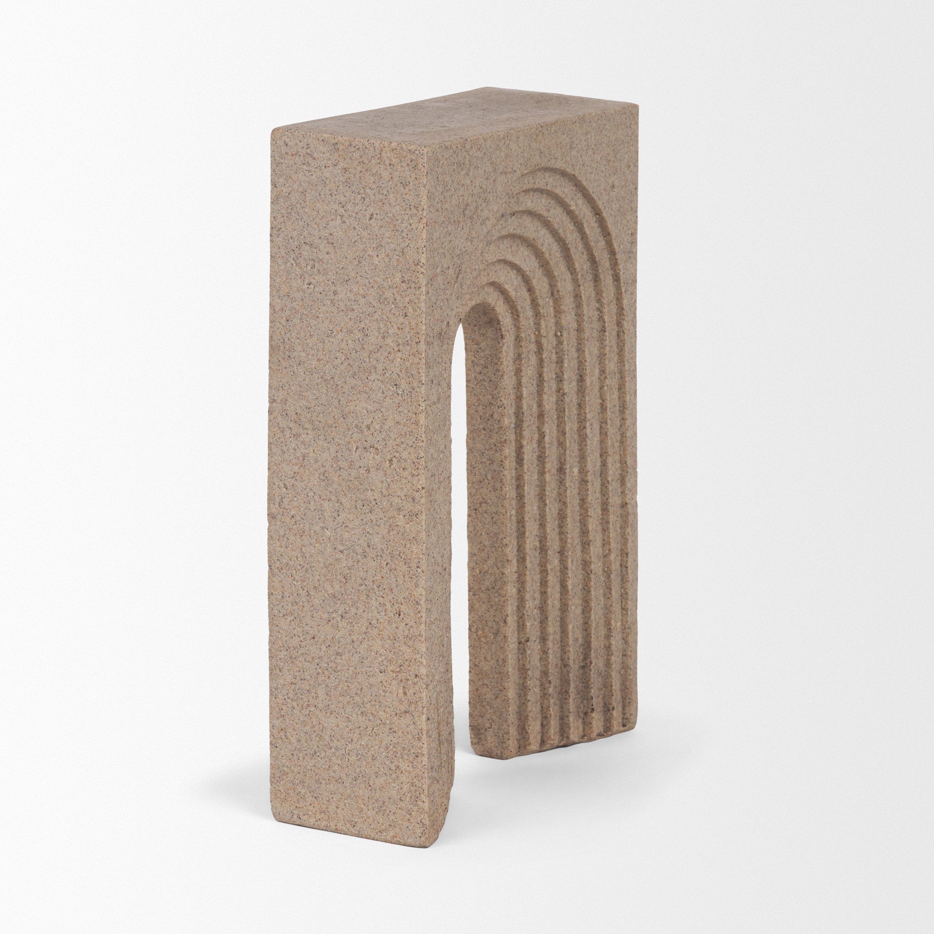Kacia Resin Textured SandStone Decorative Object - Central Designs