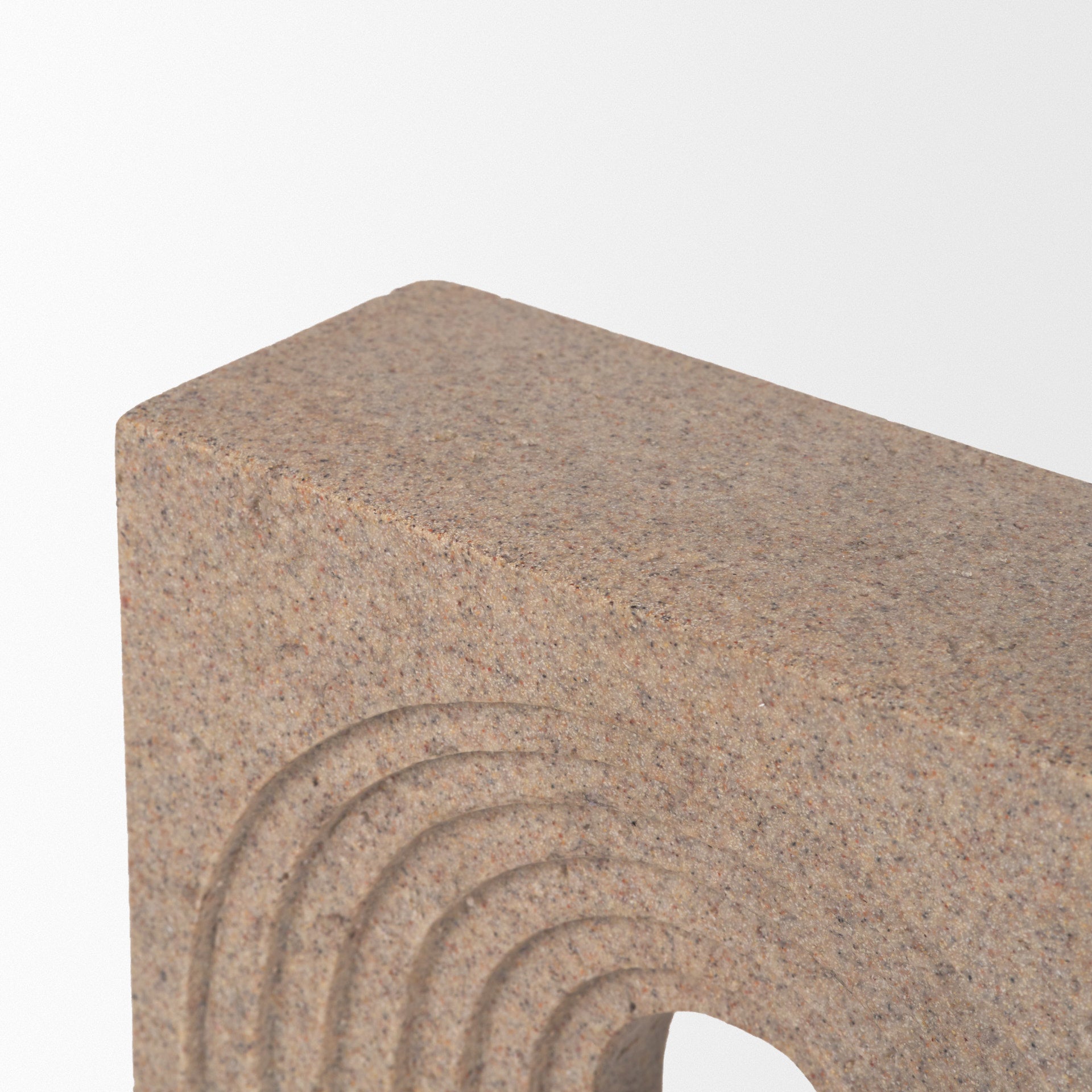 Kacia Resin Textured SandStone Decorative Object - Central Designs