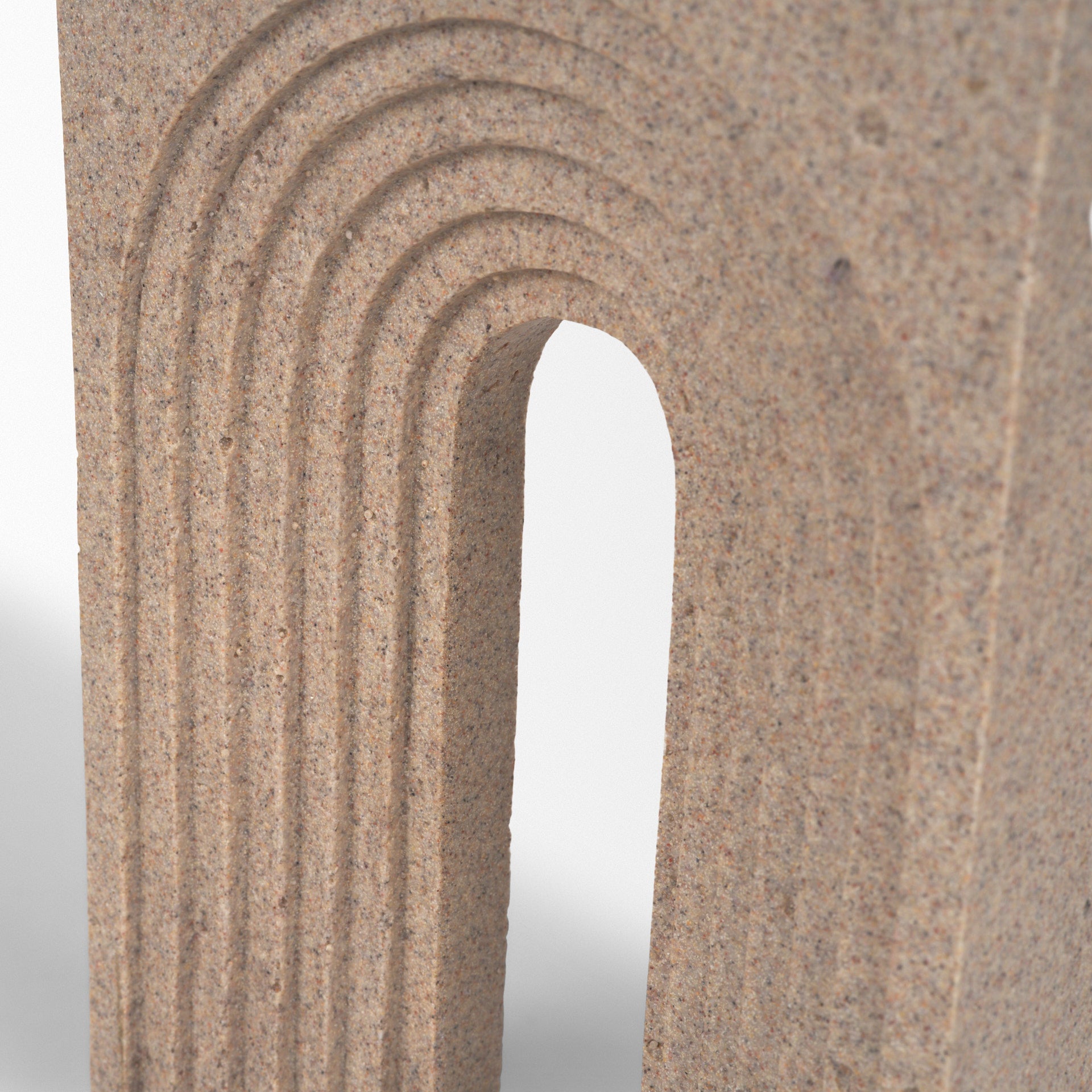 Kacia Resin Textured SandStone Decorative Object - Central Designs