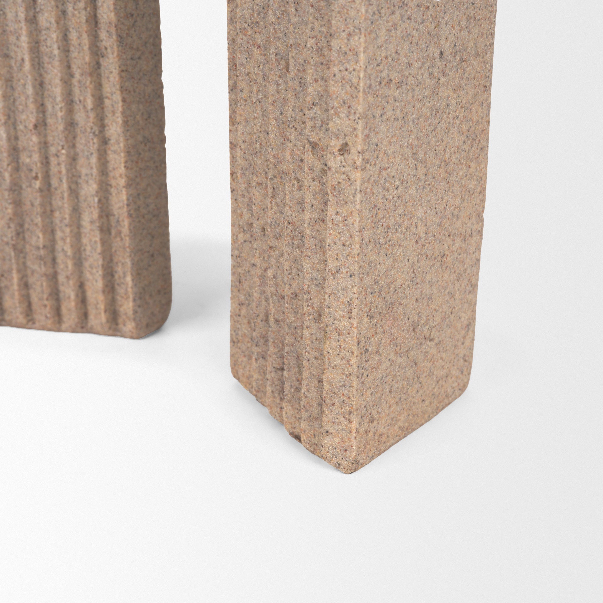 Kacia Resin Textured SandStone Decorative Object - Central Designs