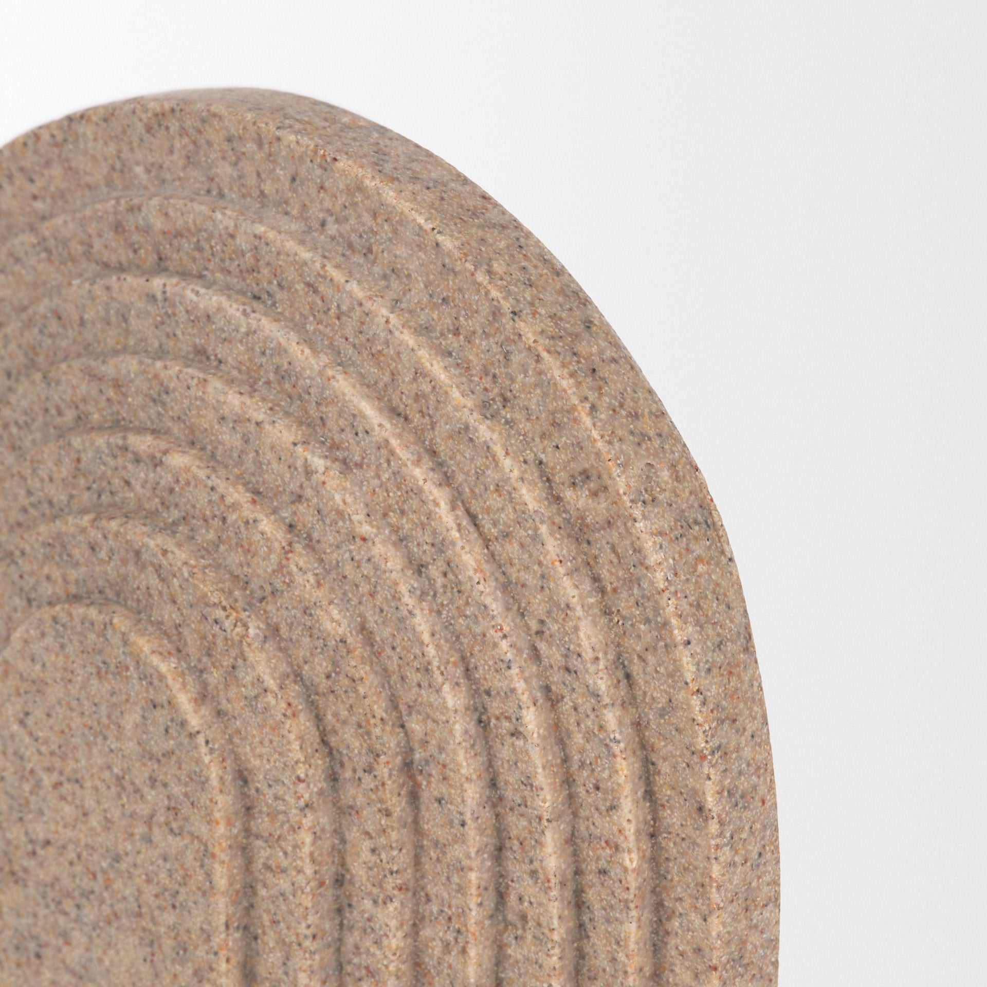 Kael Resin Textured Concrete Gray Decorative Object - Central Designs