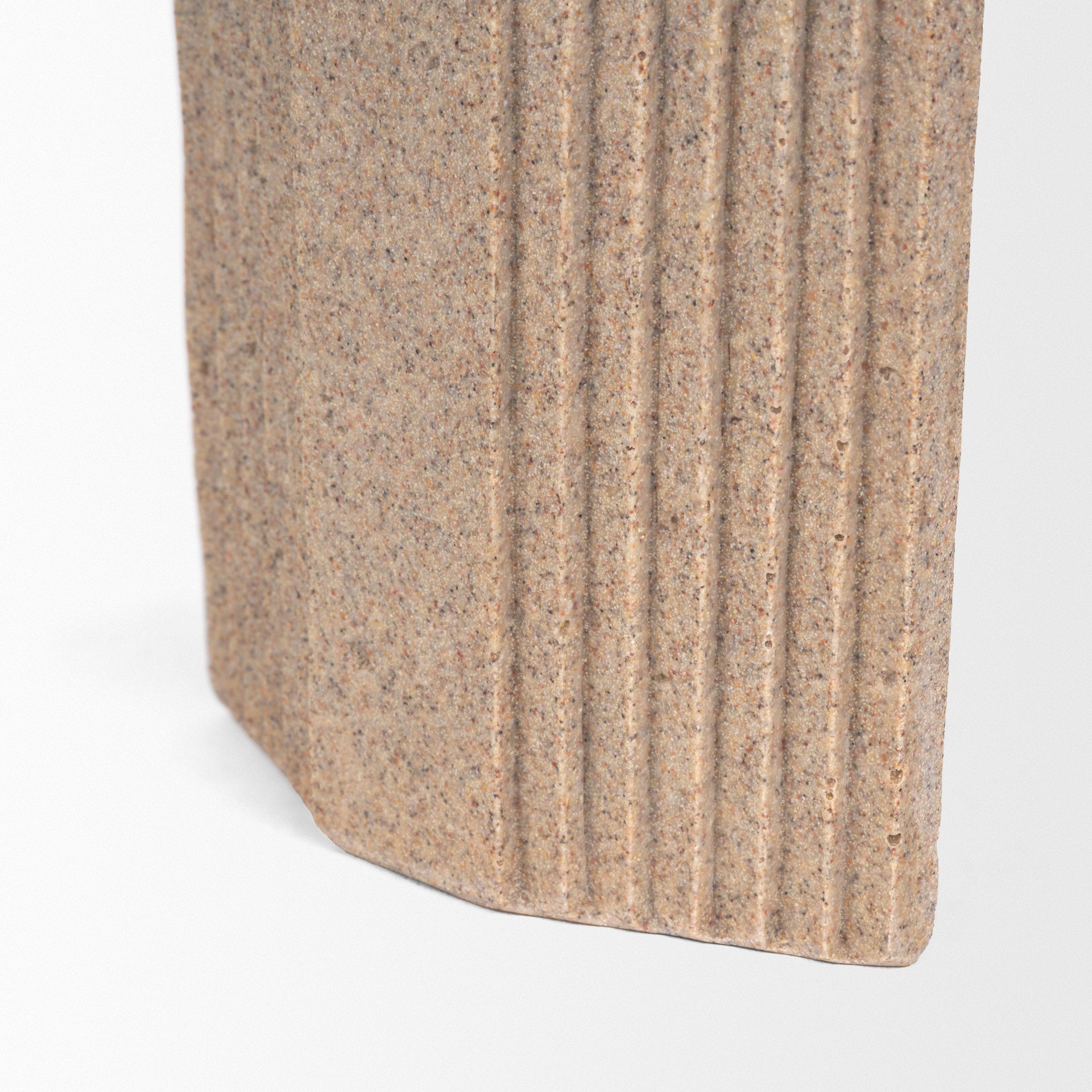 Kael Resin Textured Concrete Gray Decorative Object - Central Designs