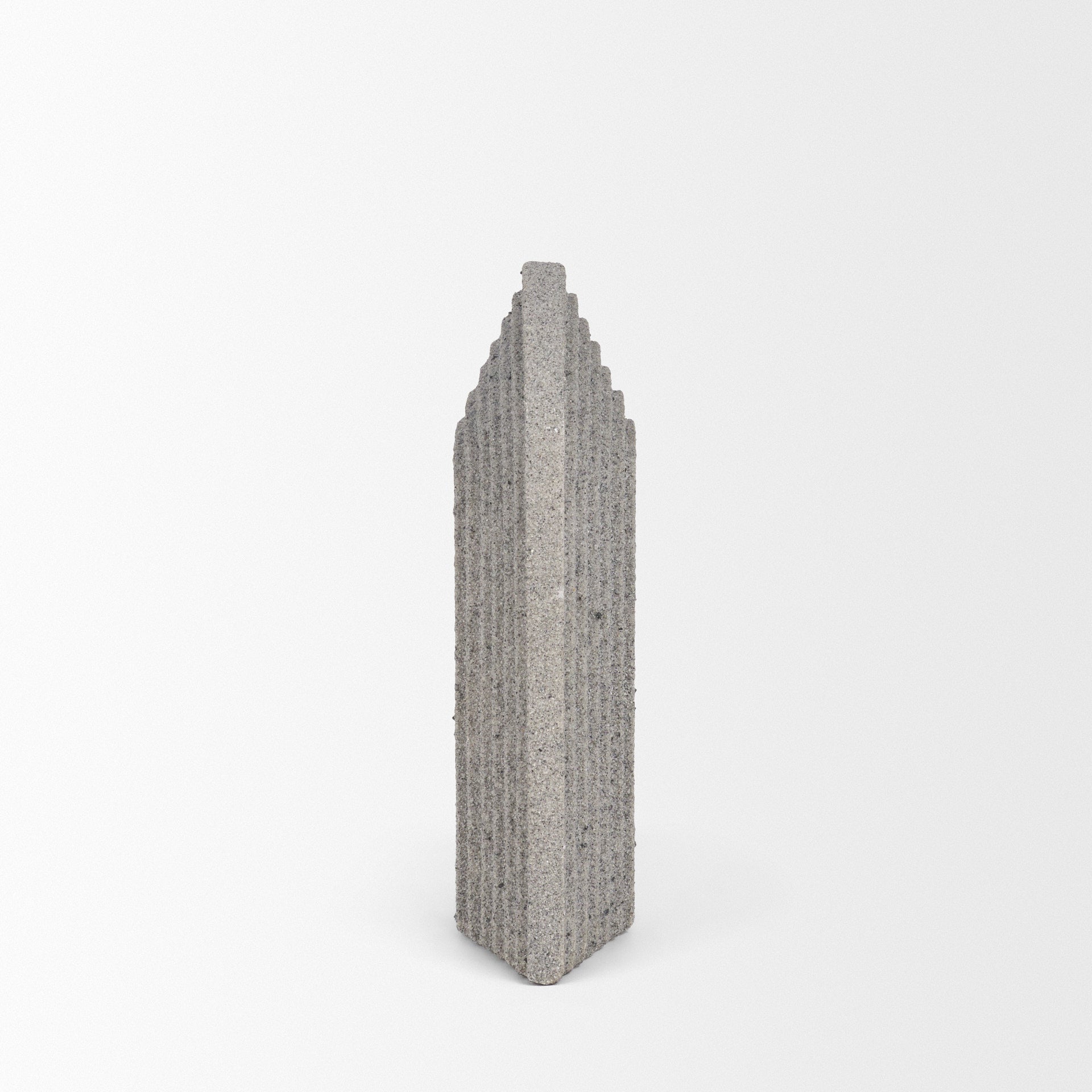Kael Resin Textured Sandstone Decorative Object - Central Designs