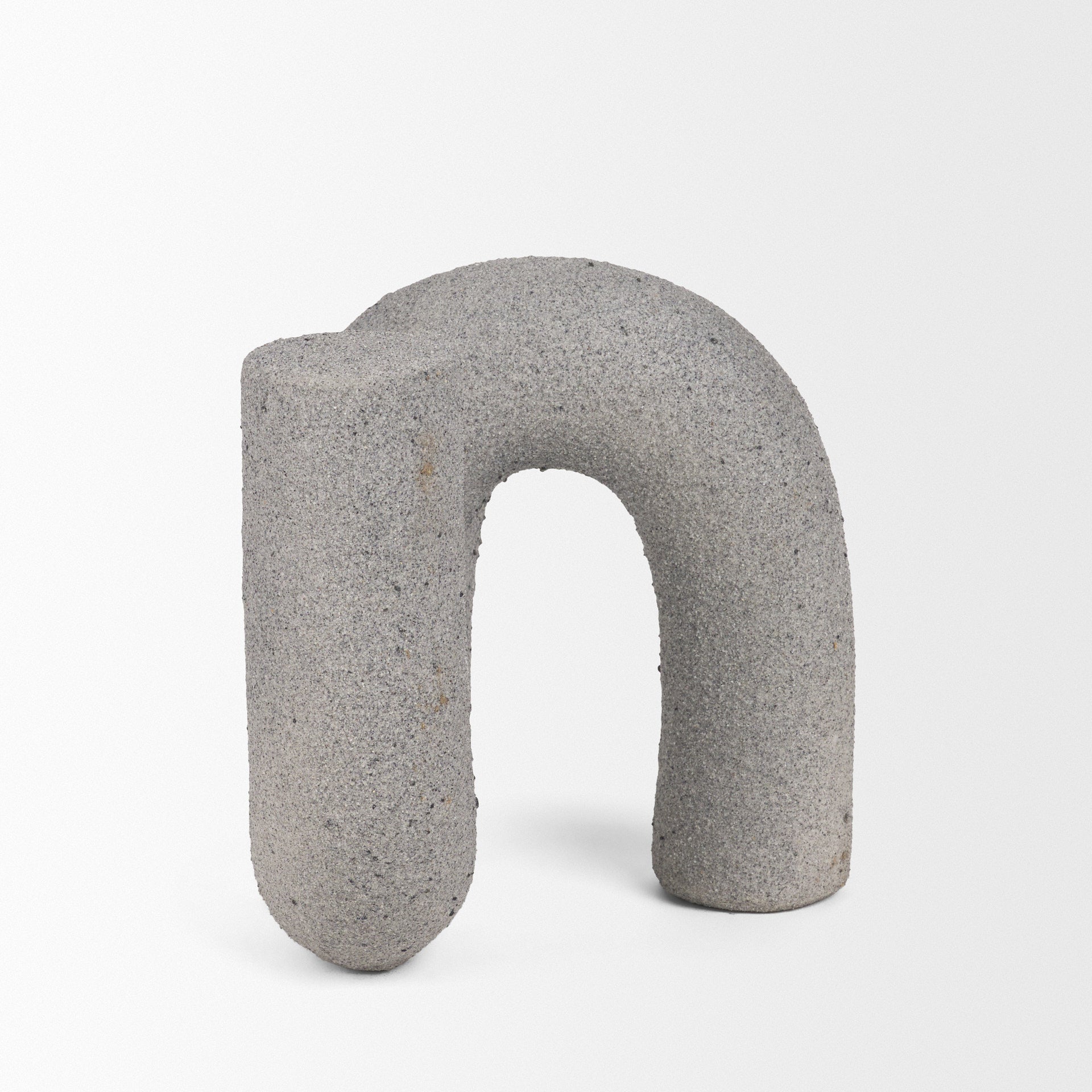 Kailas Resin Textured Concrete Gray Decorative Object - Central Designs