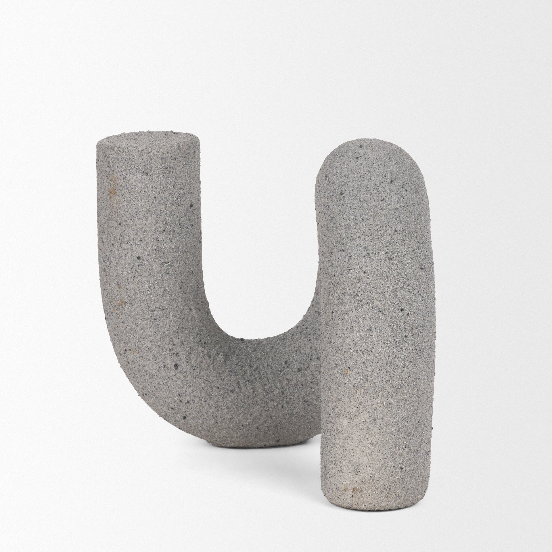 Kailas Resin Textured Concrete Gray Decorative Object - Central Designs