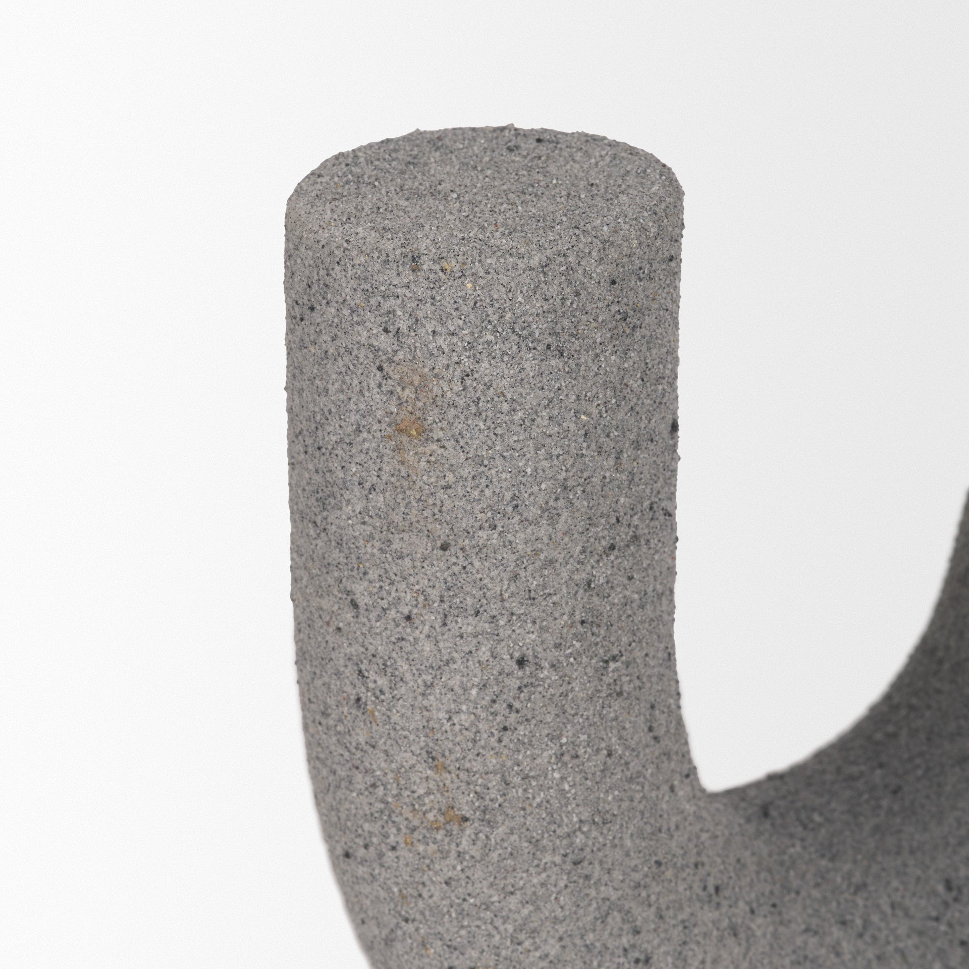 Kailas Resin Textured Concrete Gray Decorative Object - Central Designs