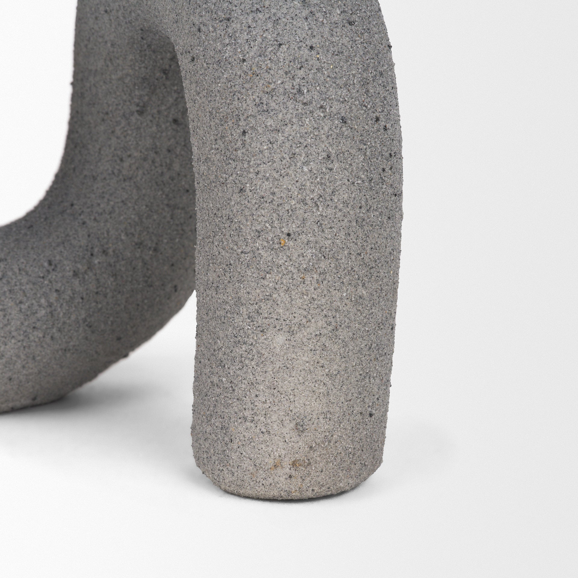 Kailas Resin Textured Concrete Gray Decorative Object - Central Designs