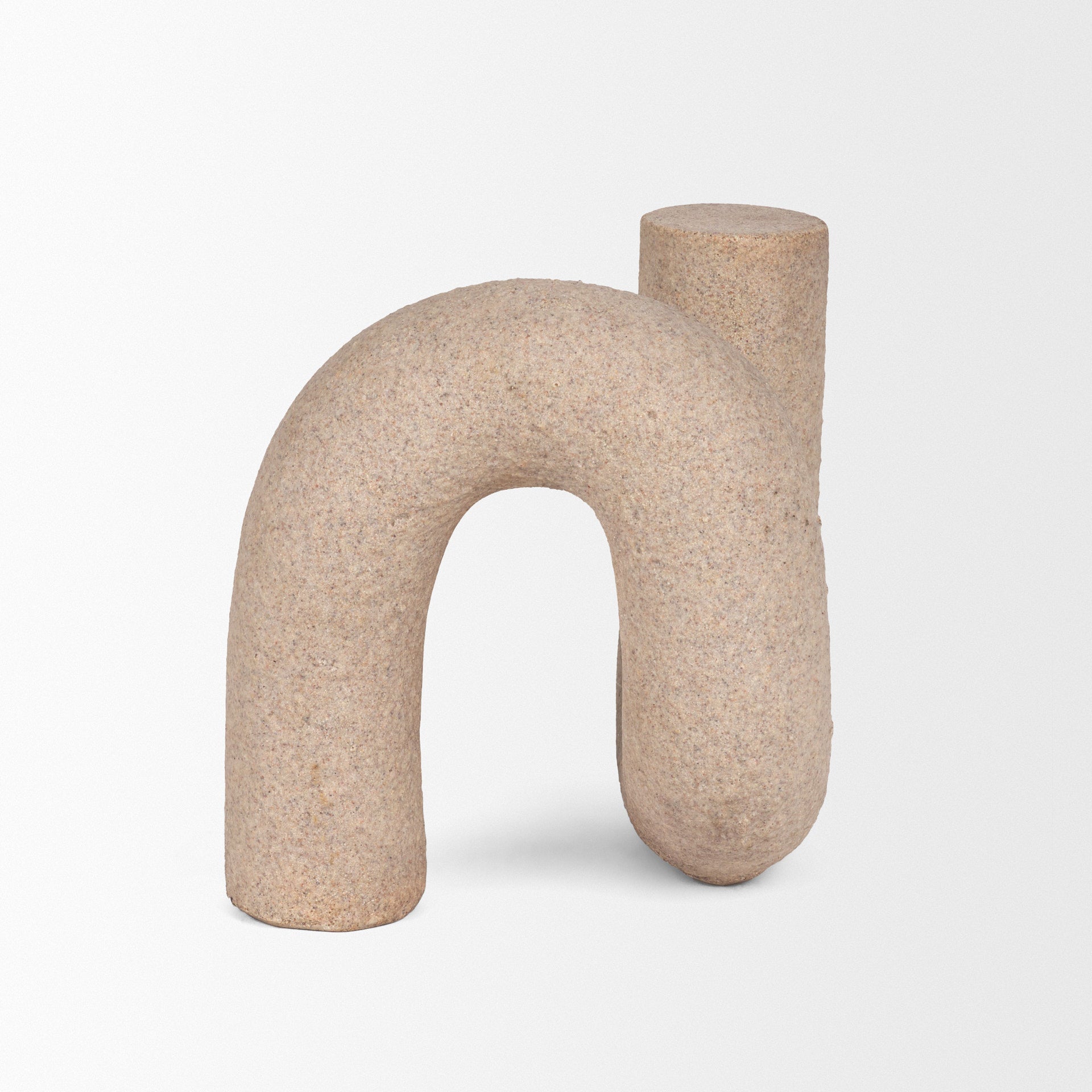 Kailas Resin Textured Sandstone Decorative Object - Central Designs
