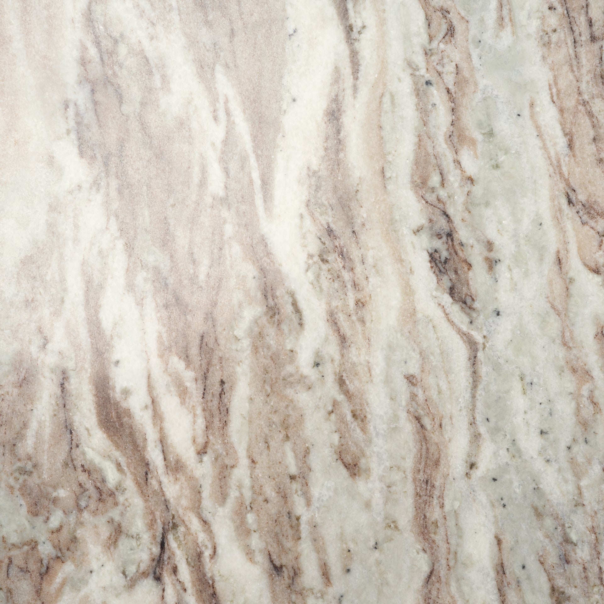 Allyson Round Medium Brown w/ Pink Marble Pedestal Coffee Table - Central Designs