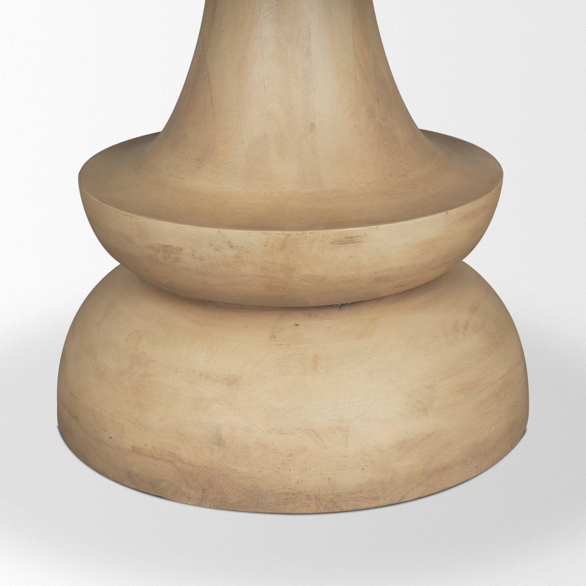 Crossman 60" Round Blonde Solid Wood & Base Dining Table