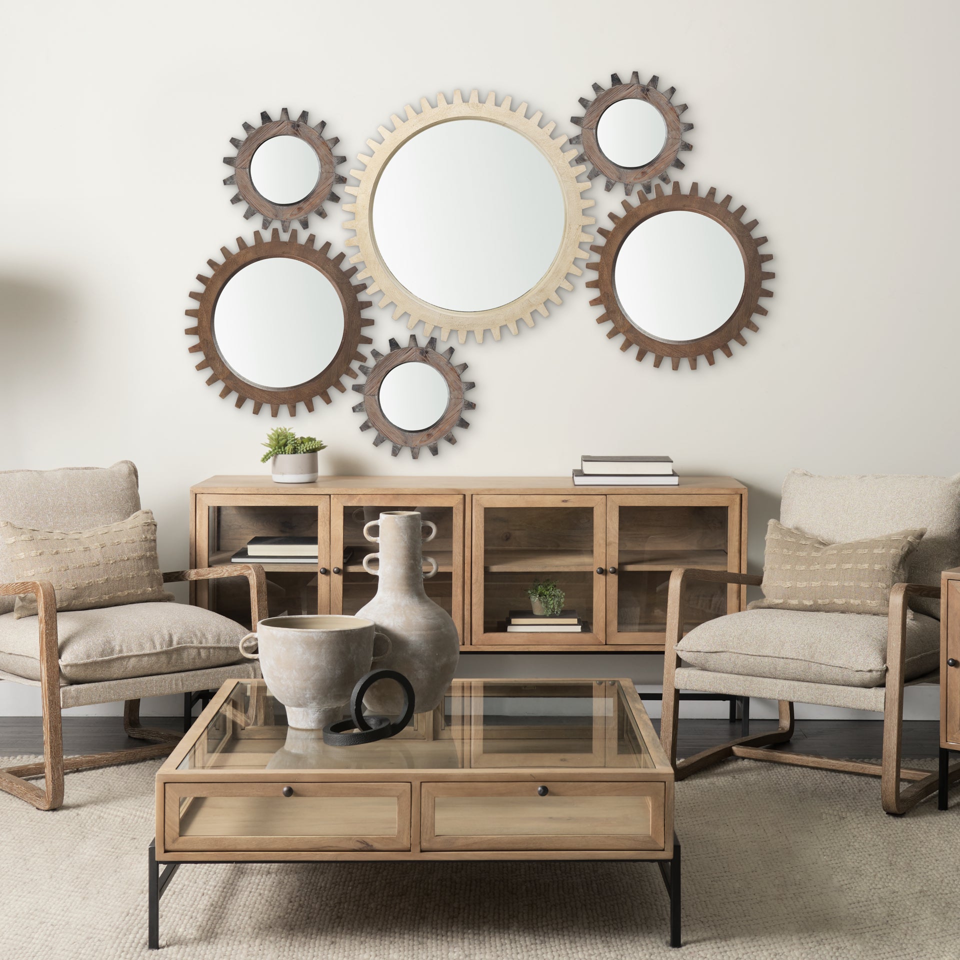 Cog Mirror Collection 5 (Set of 6) - Central Designs