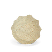Imani Small Sculptural Textured Beige Metal Decorative Orb Object - Central Designs