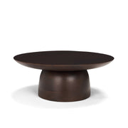 Sadira Small Mid - Dark Brown Solid Wood Round Riser - Central Designs