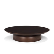Sadira Large Mid - Dark Brown Solid Wood Round Riser - Central Designs