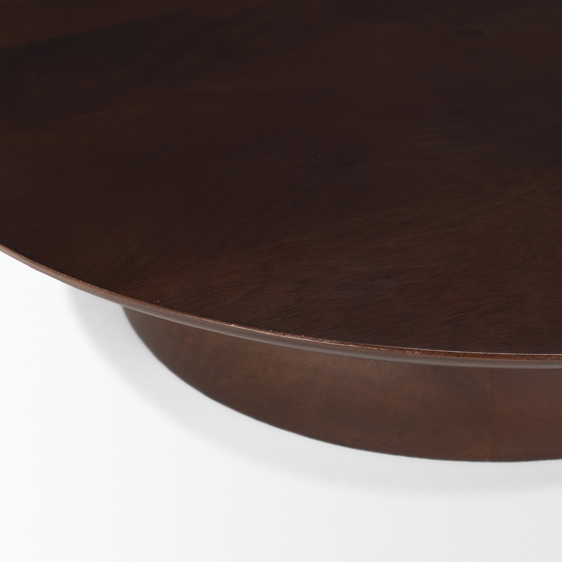 Sadira Large Mid - Dark Brown Solid Wood Round Riser - Central Designs