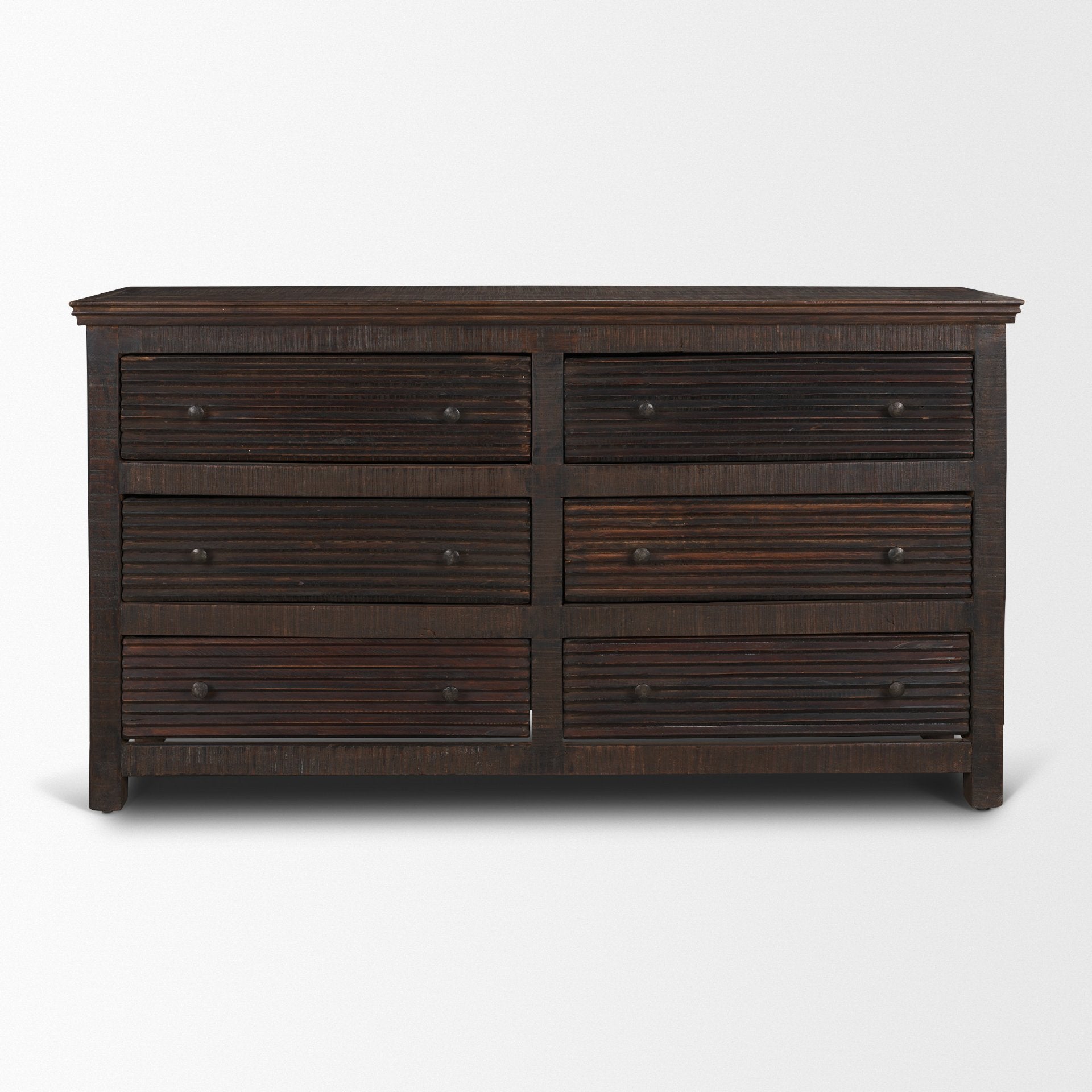 Rhett Reclaimed Wood 6 Drawer Cabinet - Central Designs
