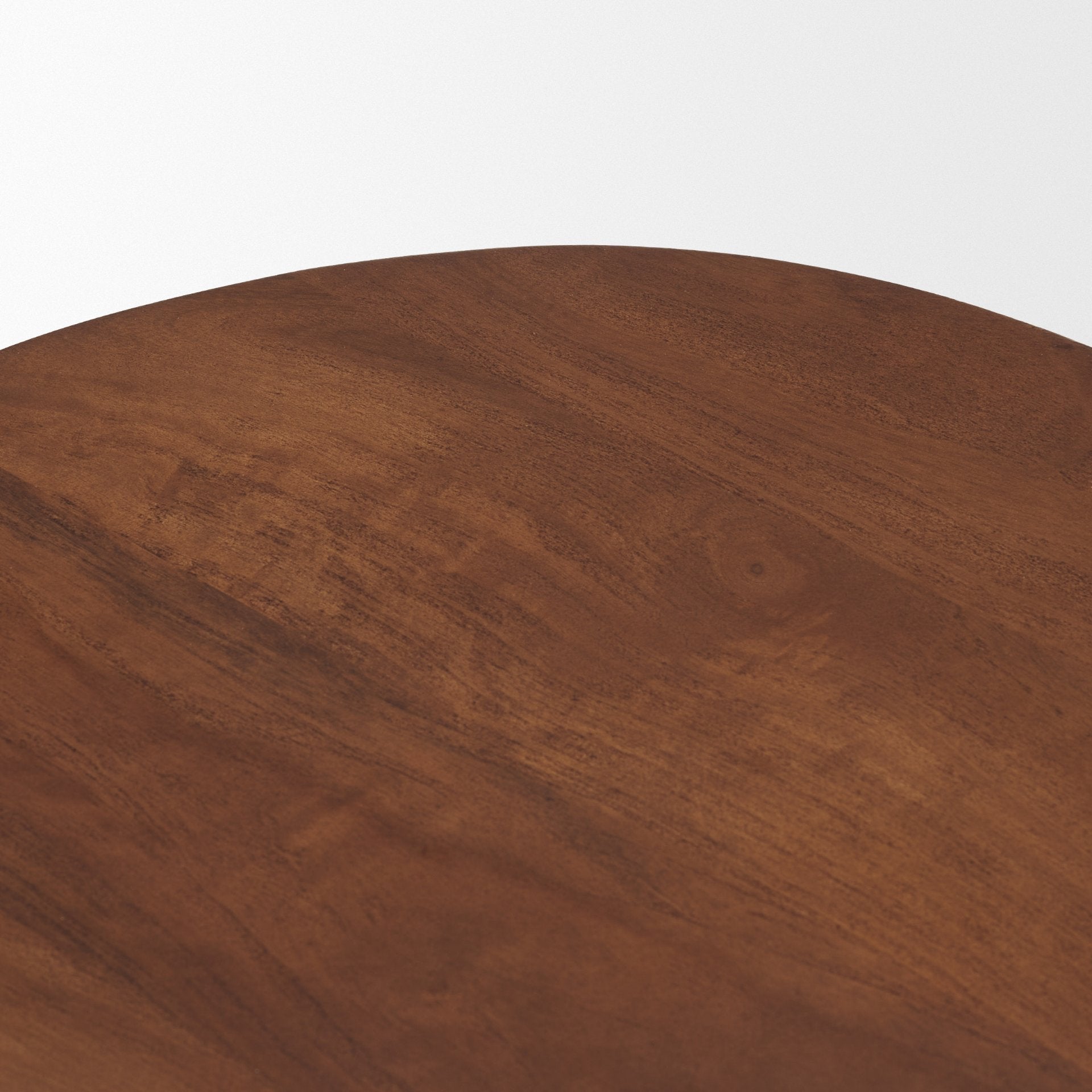 Cove Mid - Brown Sculptural Open Side Table - Central Designs