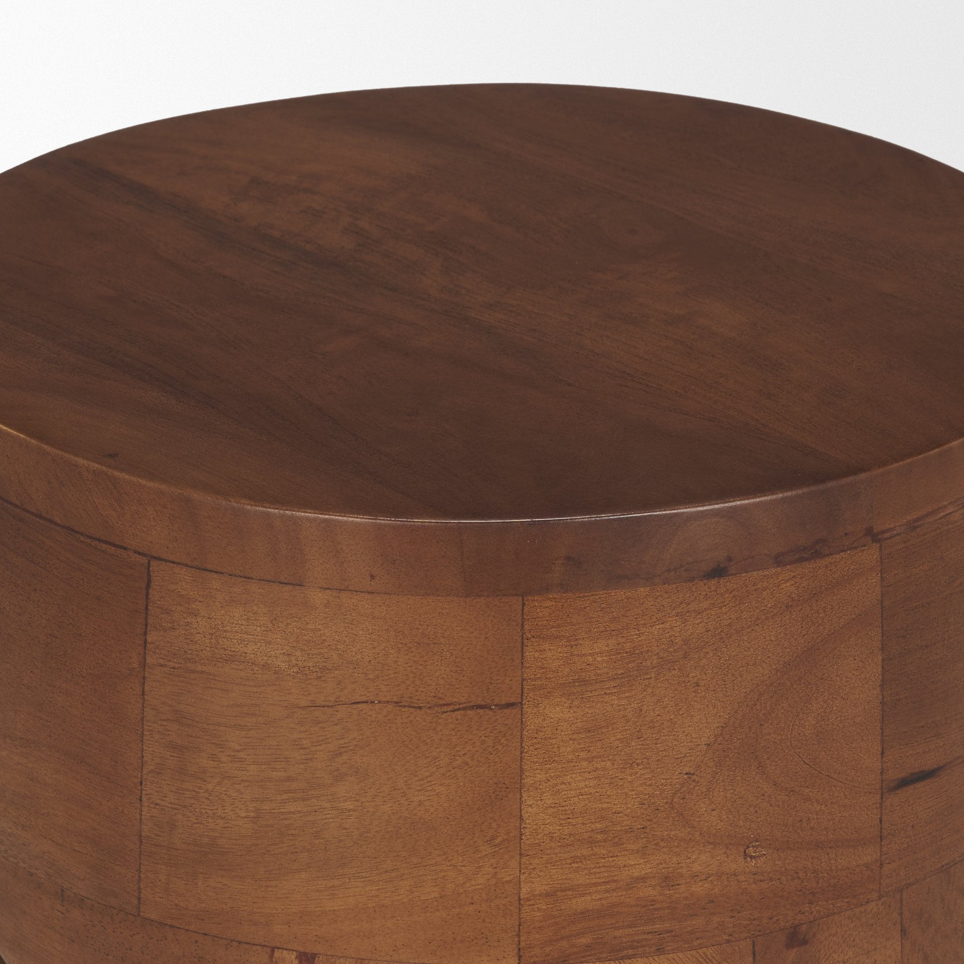 Cove Mid - Brown Sculptural Open Side Table - Central Designs