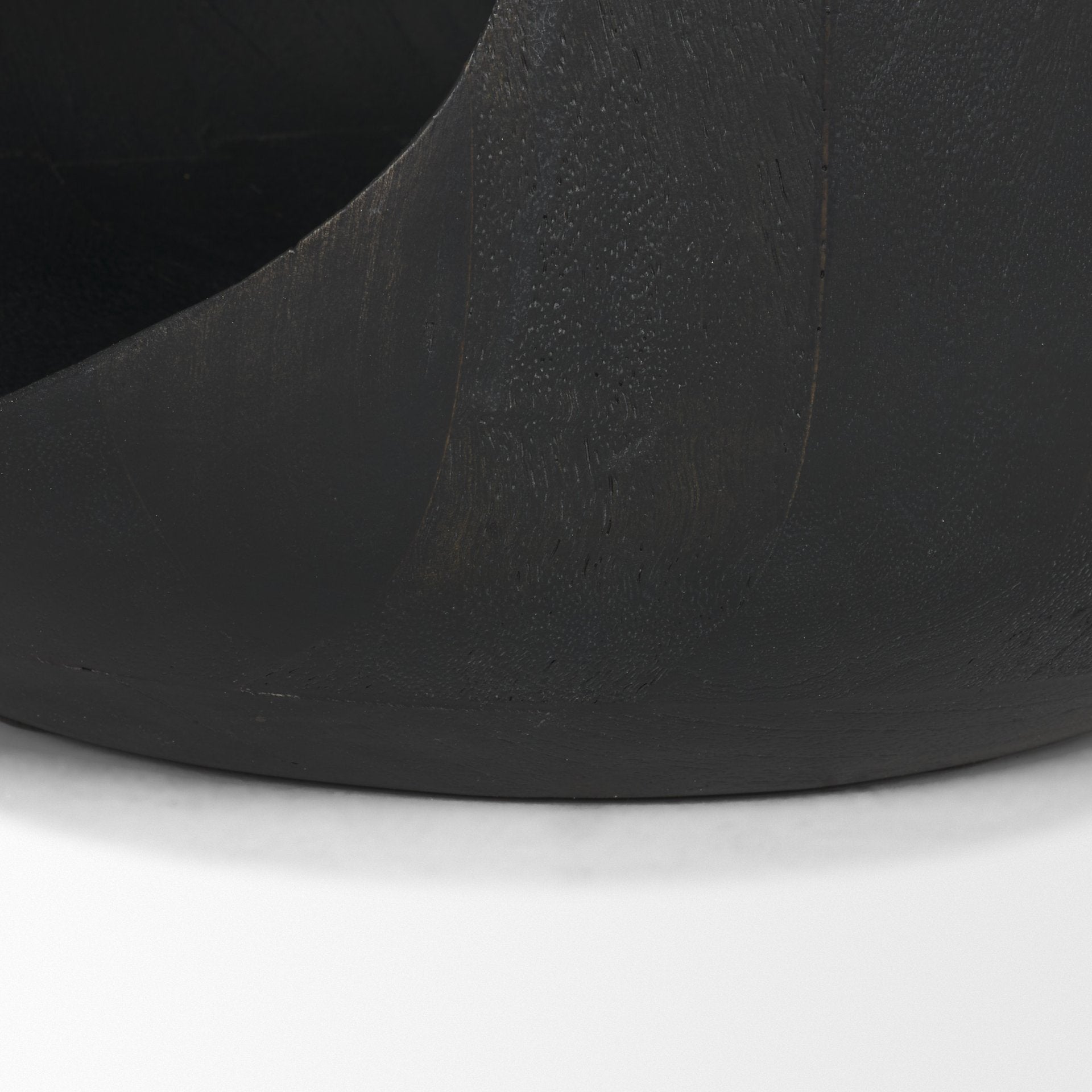 Cove Dark Brown Sculptural Open Side Table - Central Designs
