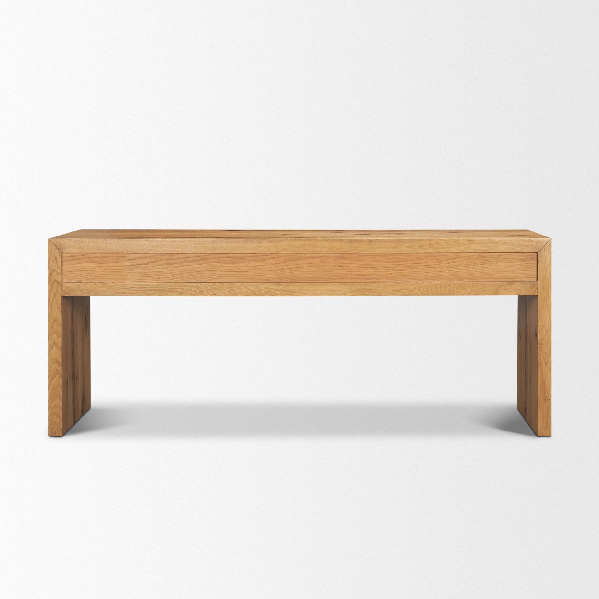 Belford 72" Light Brown Oak Wood Console Table - Central Designs