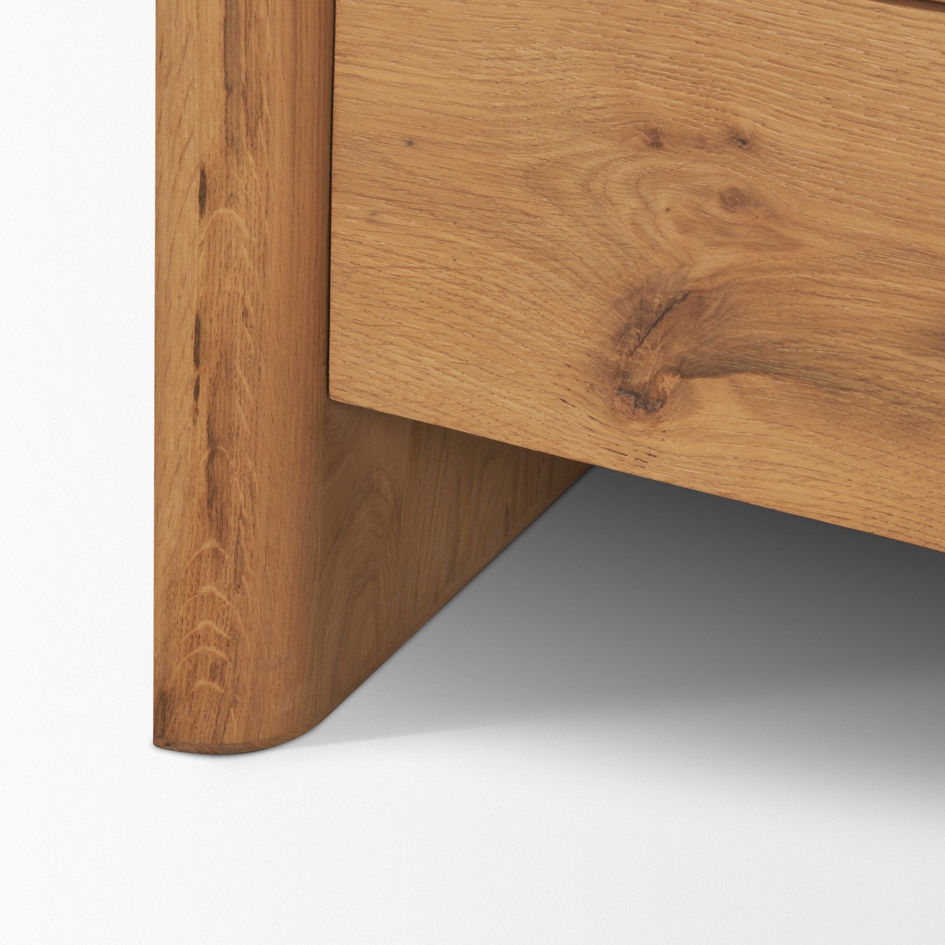 Belford 6 - Drawer Light Brown Oak Wood Dresser - Central Designs