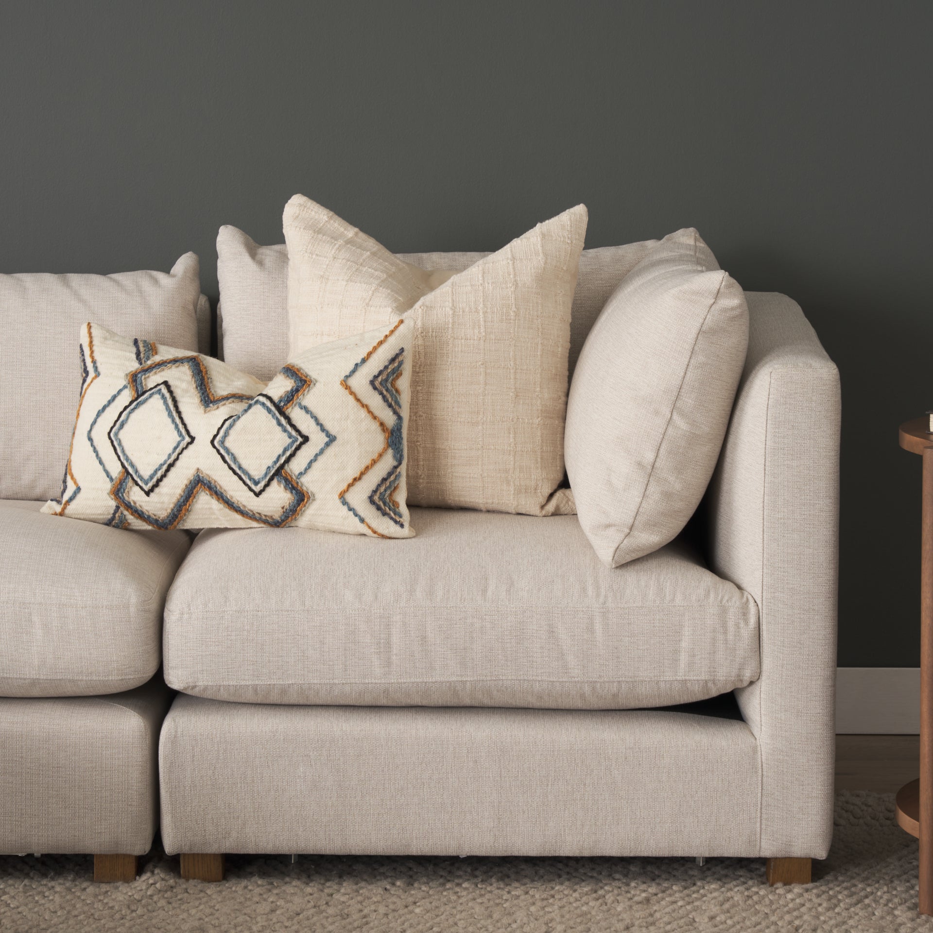 Kitt Lumbar Pillow Cover - Central Designs