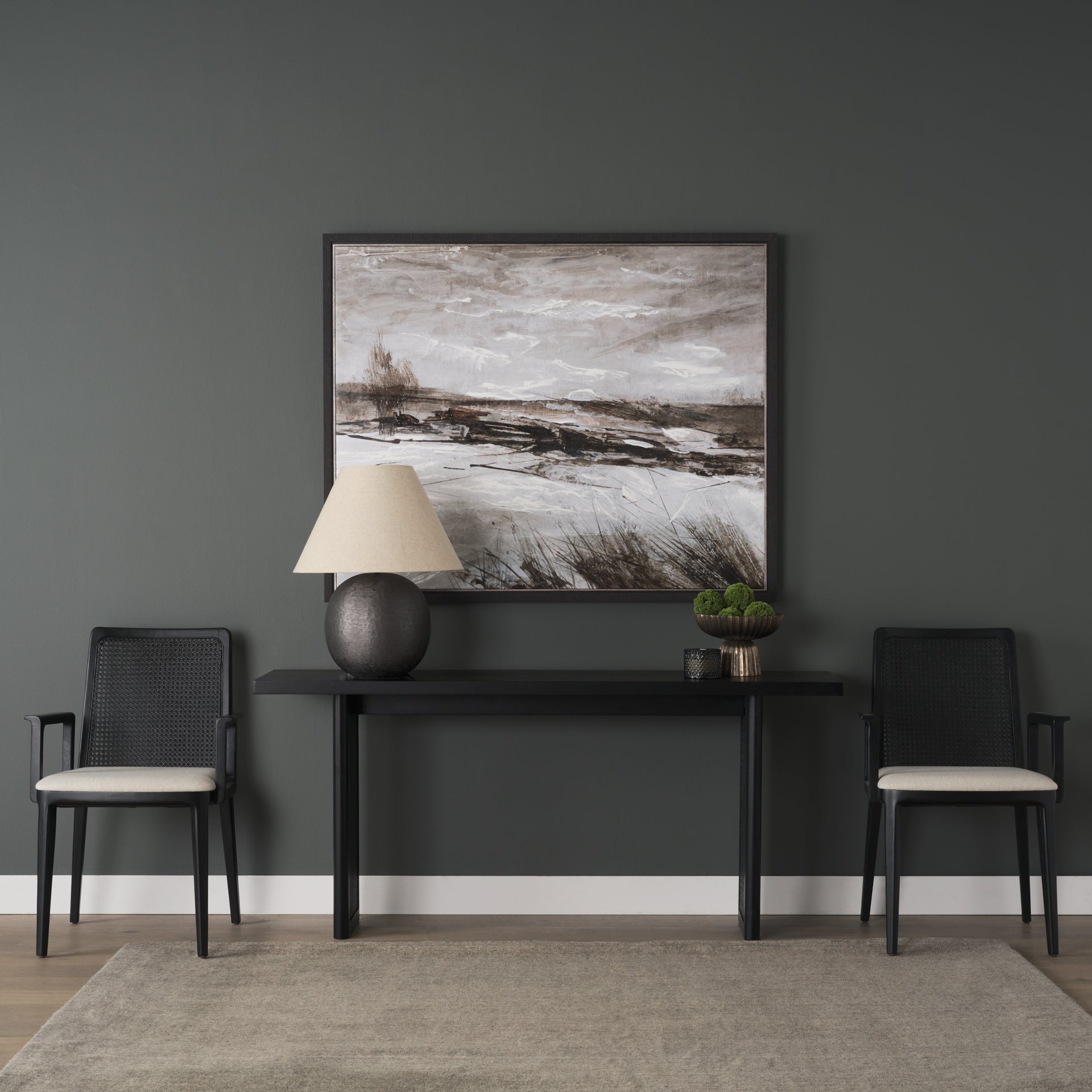 Ciaran Fluted Textured Antiqued Gold Metal Decorative Bowl - Central Designs