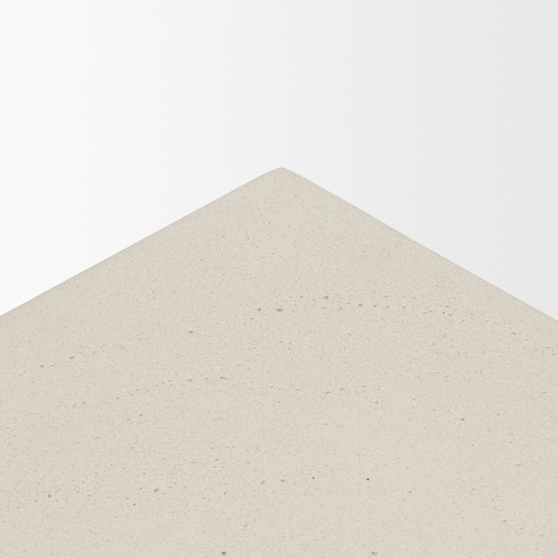Bunda Square Sculptural Stone Finish Accent Table - Central Designs