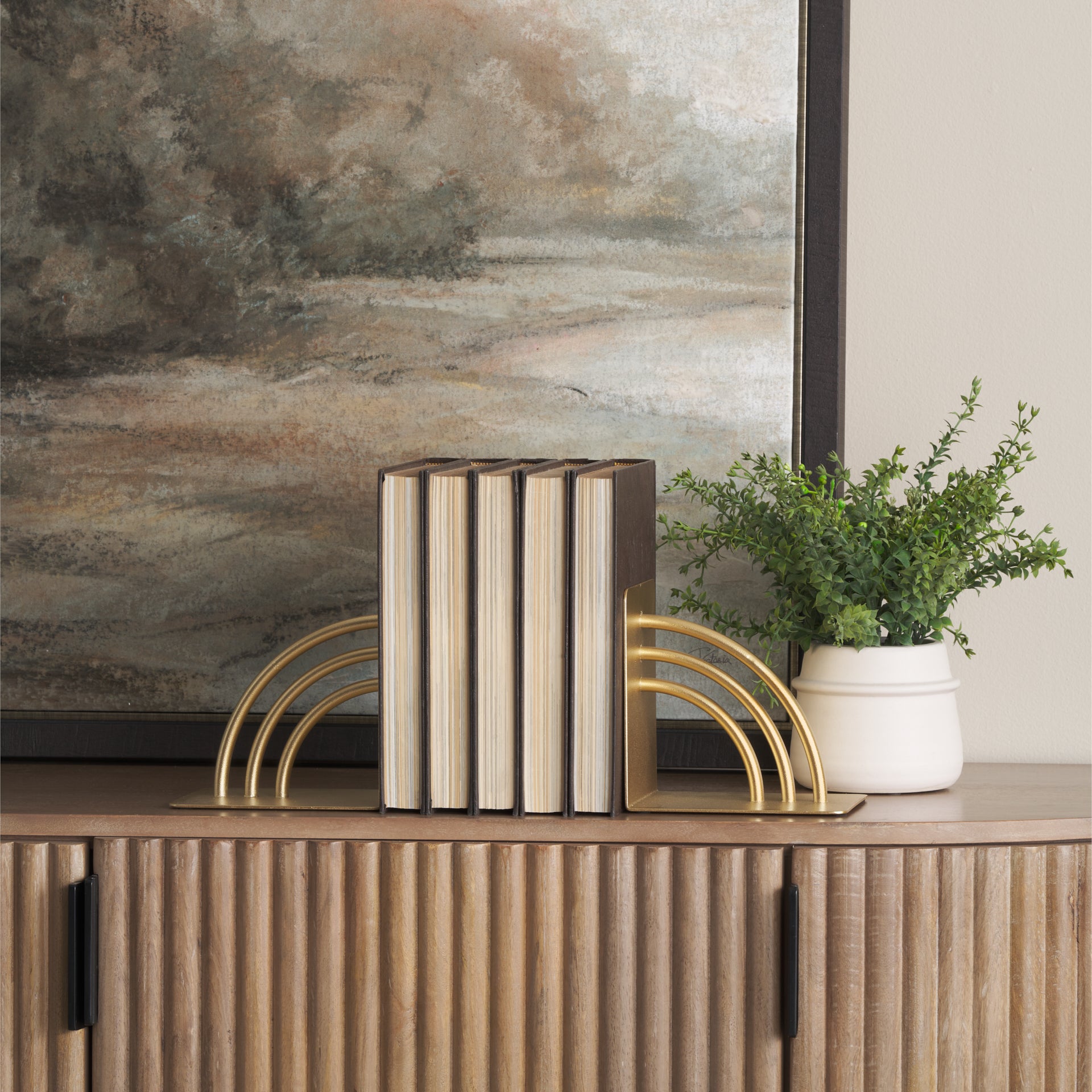 Hope Gold Metal Bookends - Central Designs