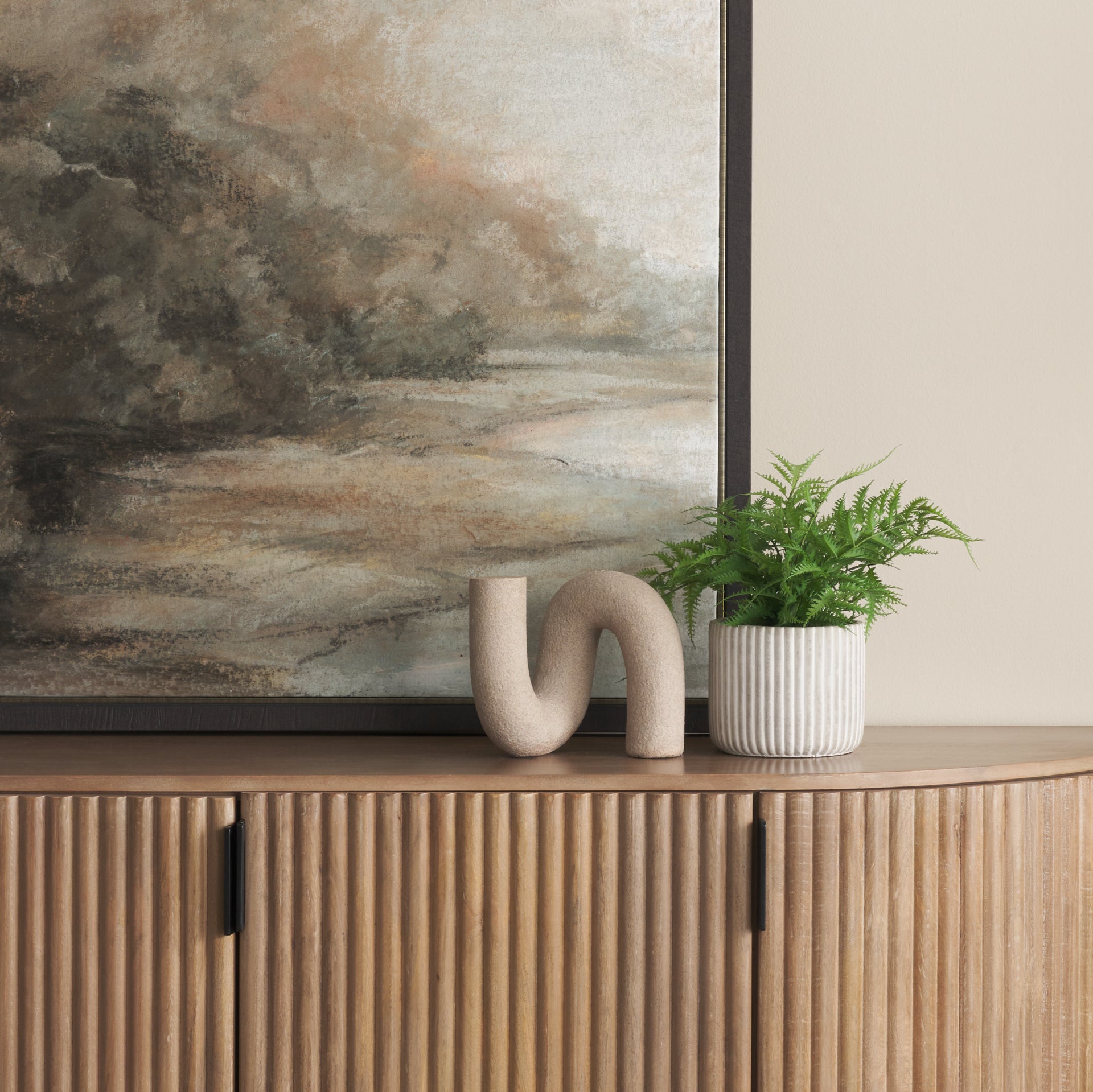 Kailas Resin Textured Sandstone Decorative Object - Central Designs