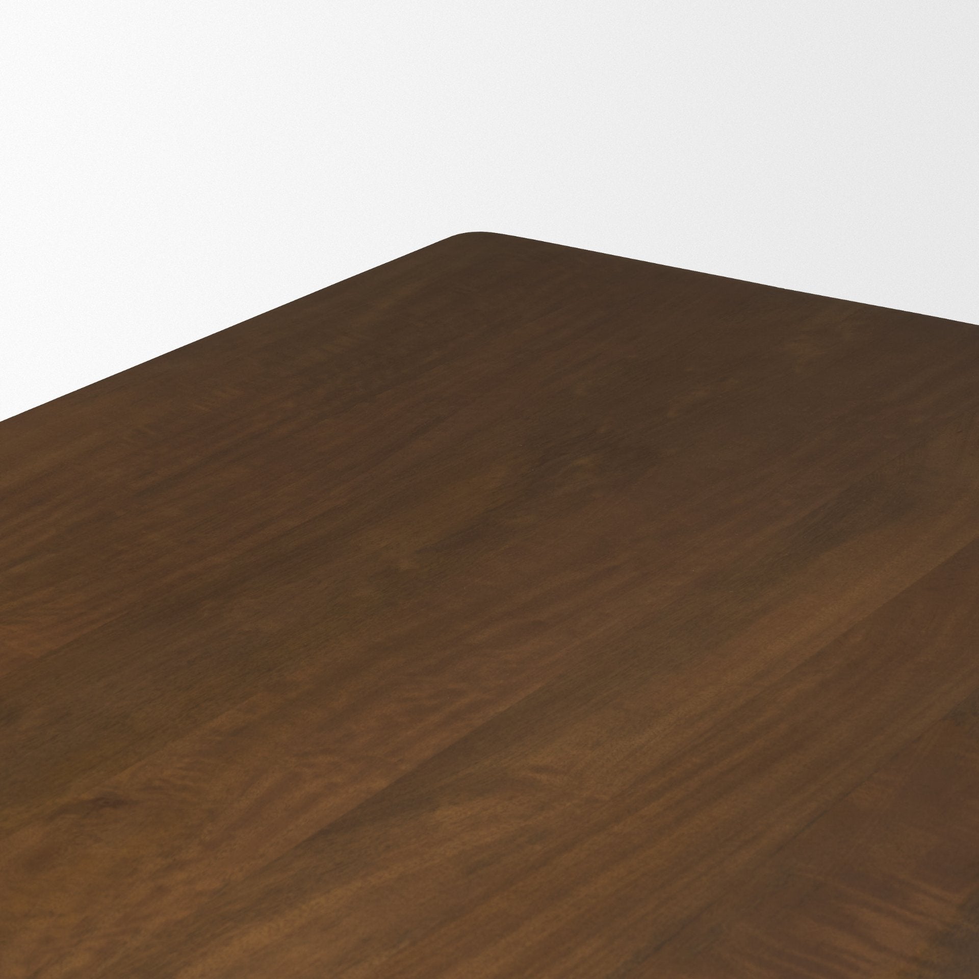 Trellyn 94" Dark Brown Solid Wood Carved Woven Base Rectangular Dining Table - Central Designs