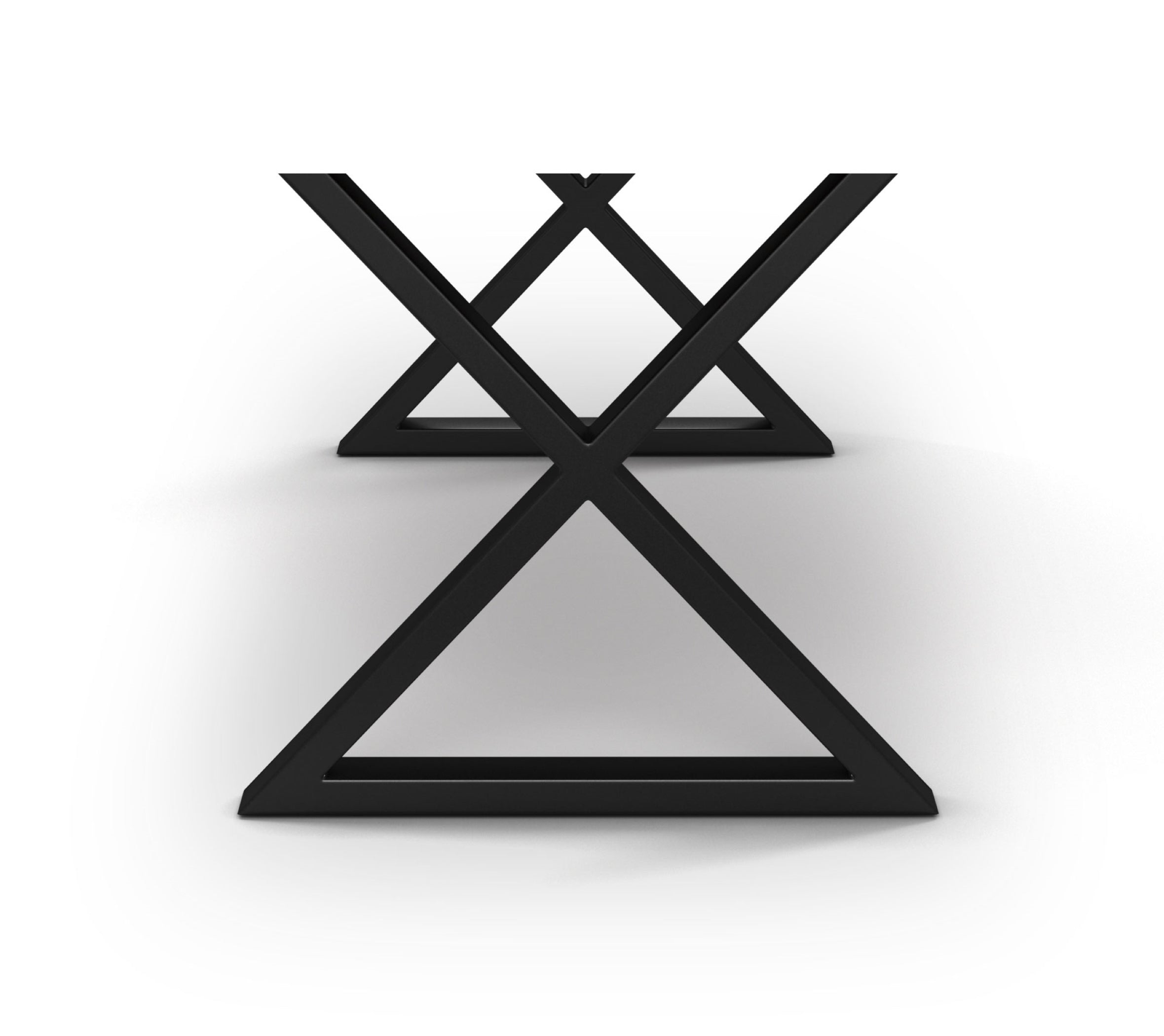 Brooks - X Dining Table Base - Set of 2 - Black - Central Designs