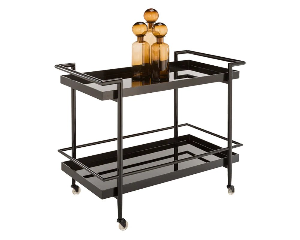 Livingston Bar Cart - Black - Central Designs