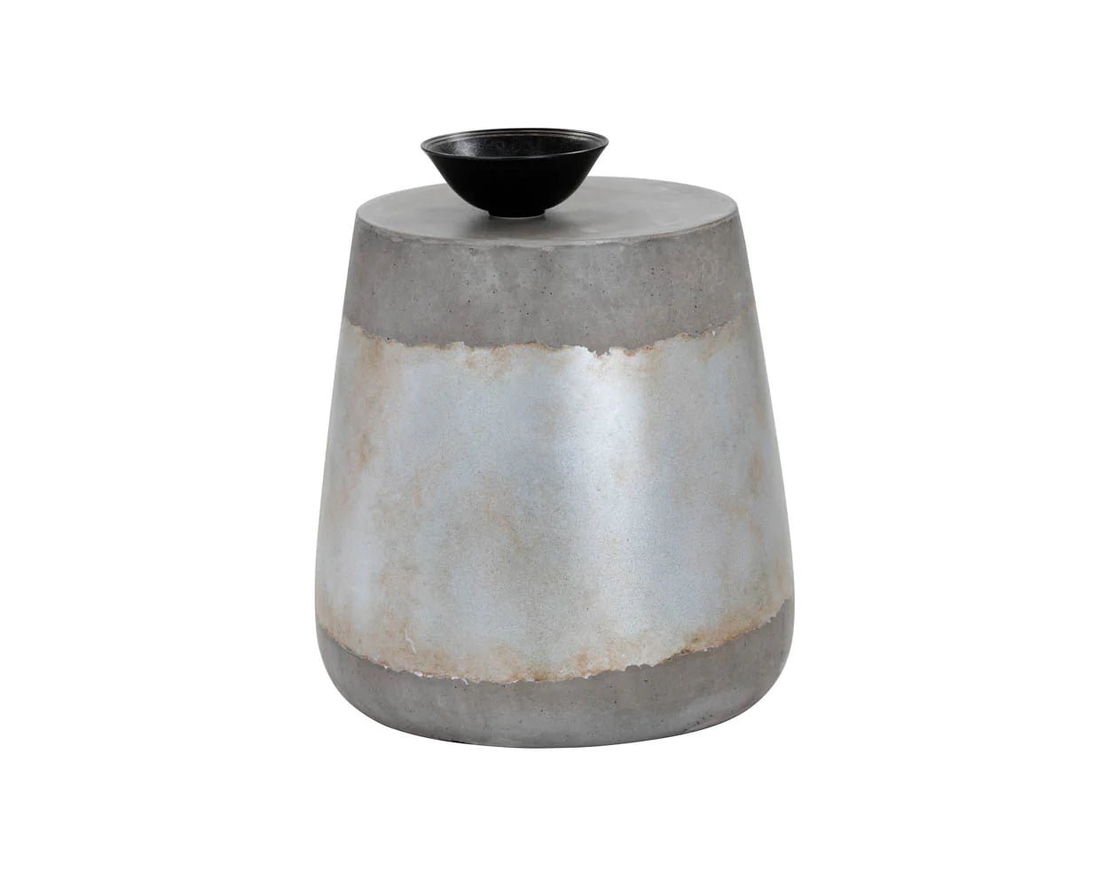 Aries End Table - Silver - Central Designs