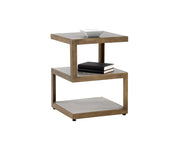 Rubix End Table - Gold