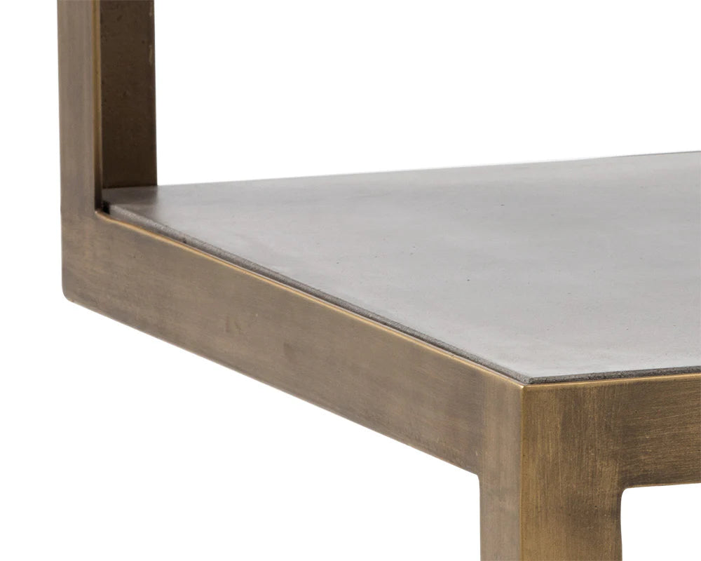Rubix End Table - Gold