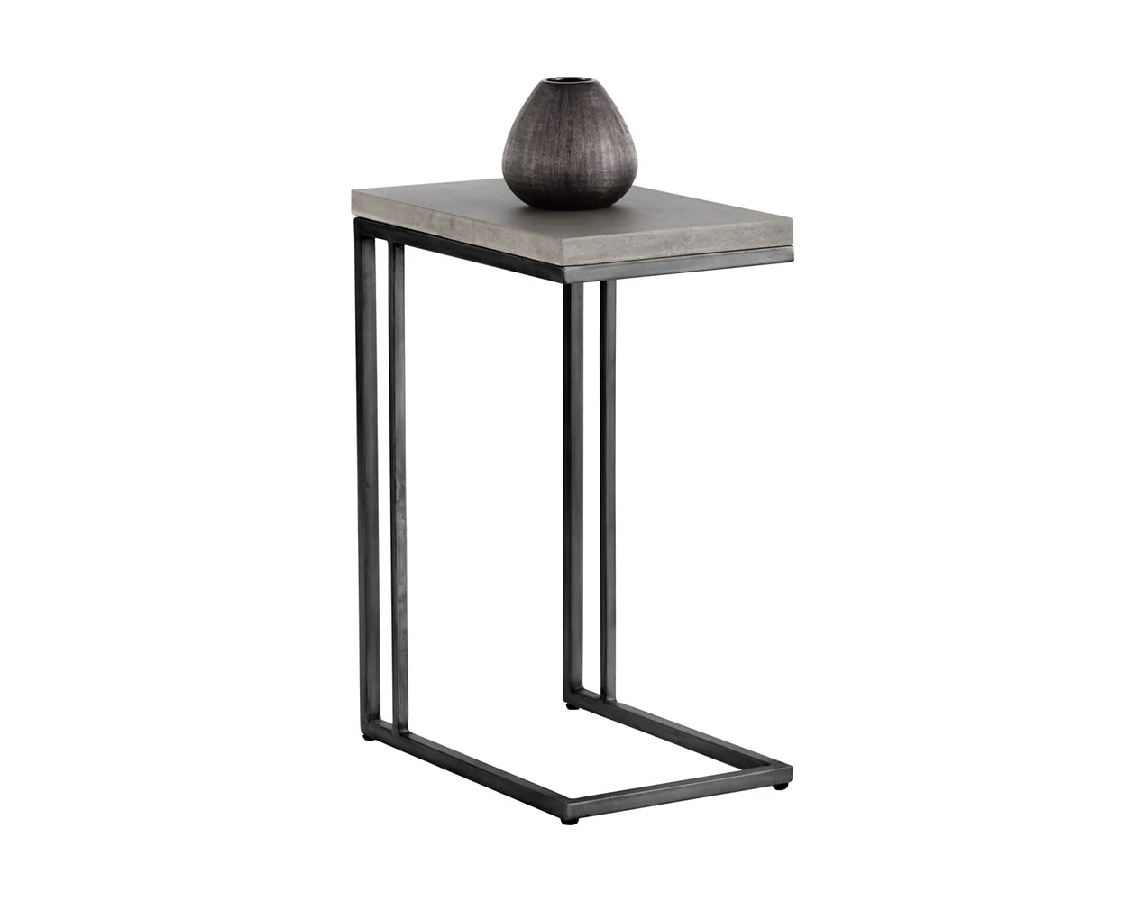 Sawyer End Table - Black - Grey - Central Designs