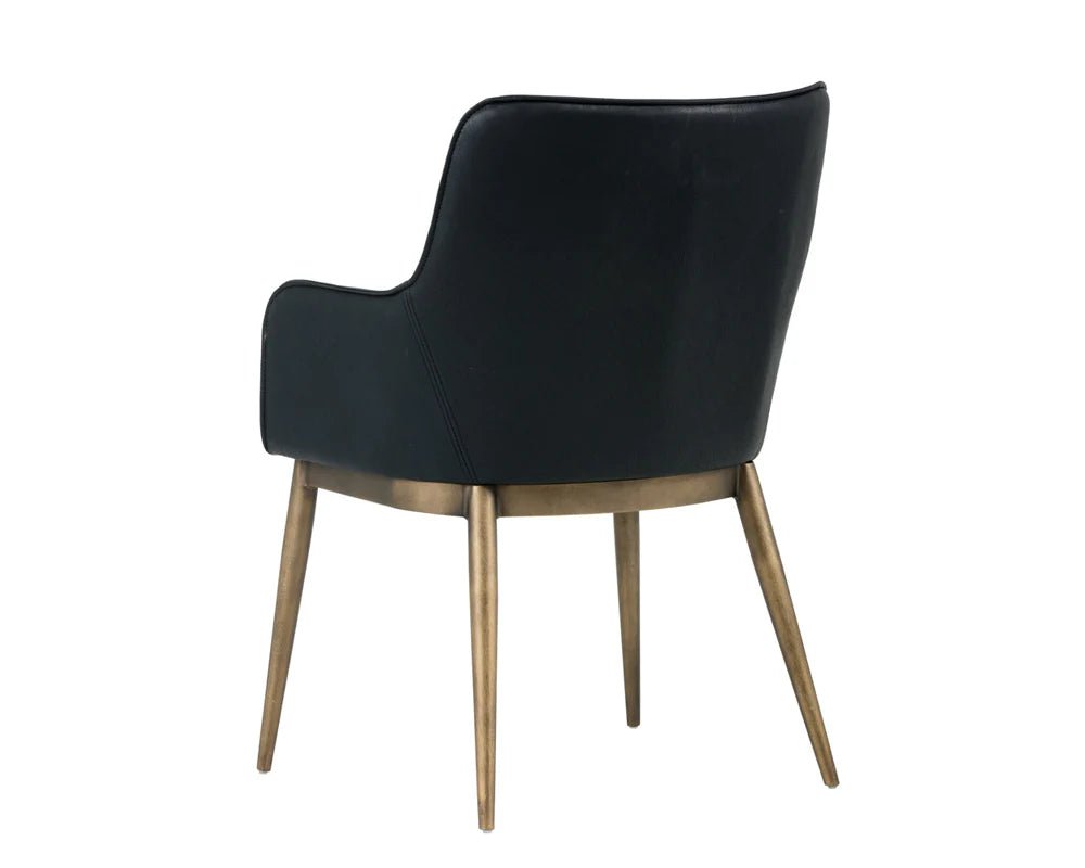 Franklin Dining Armchair - Vintage Black - Central Designs